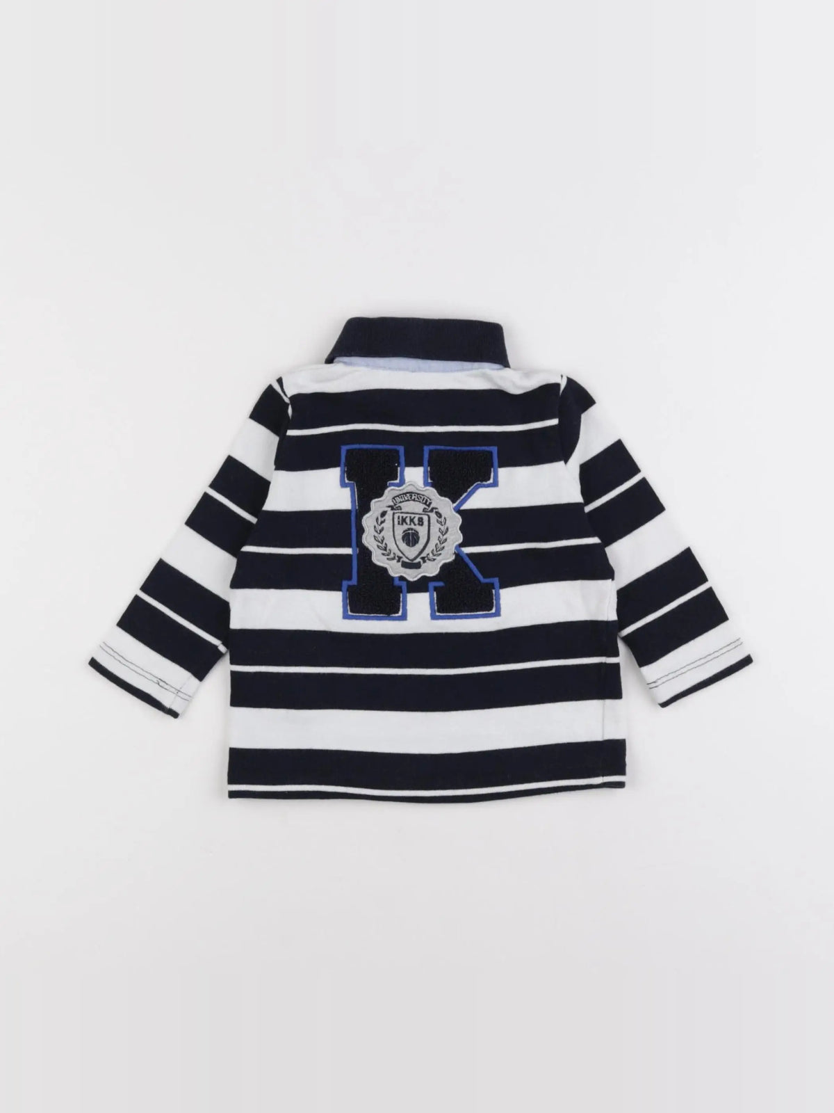 IKKS - polo imprimé au dos bleu - 12 mois