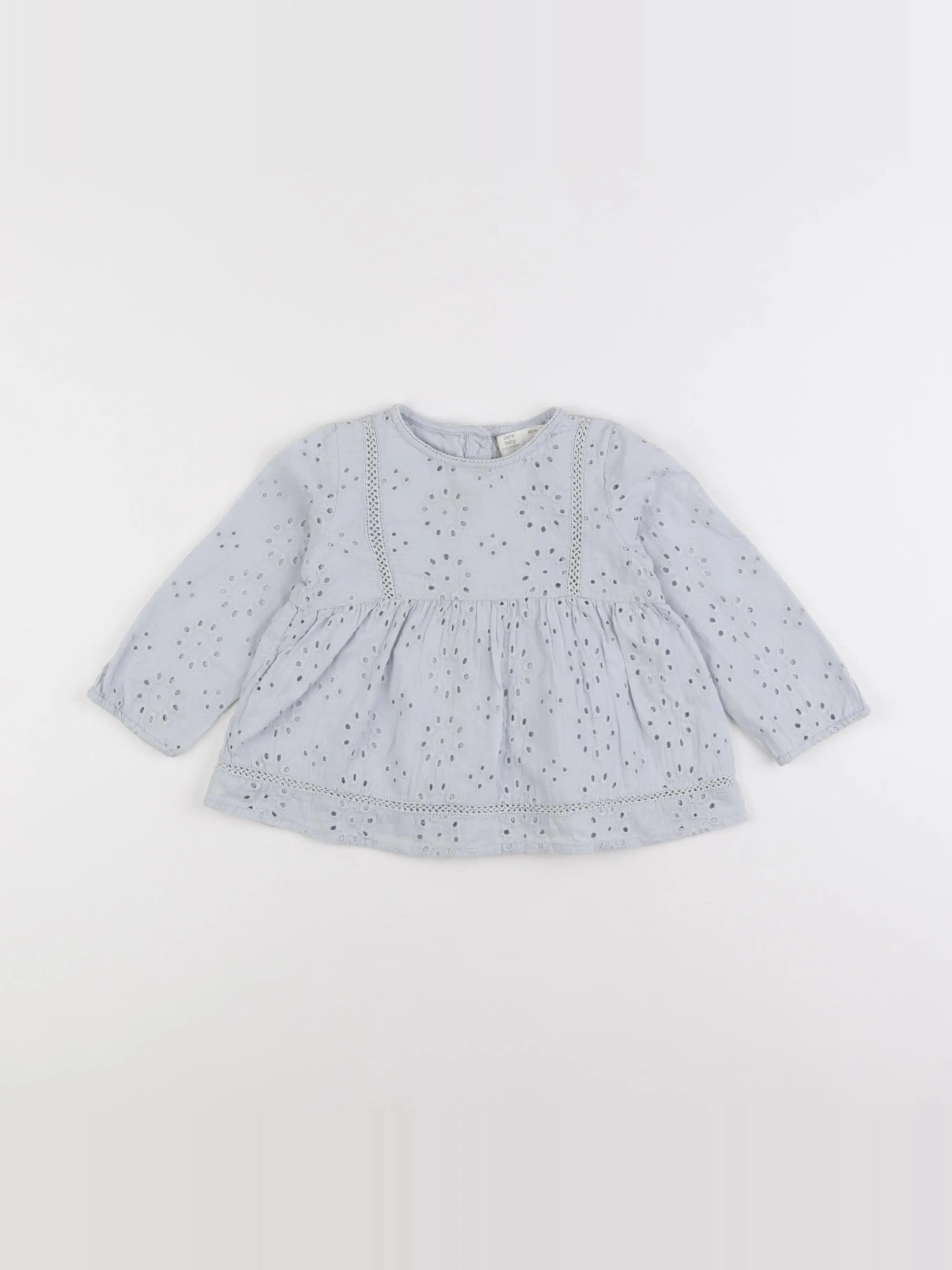 IKKS - polo imprimé au dos bleu - 12 mois