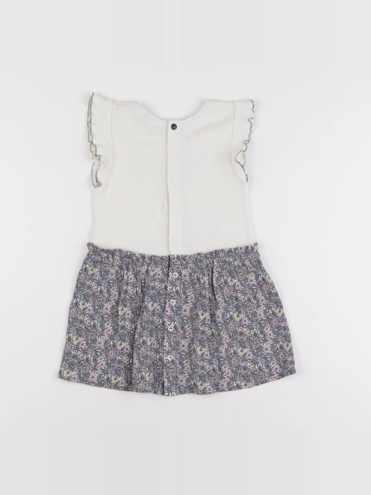 IKKS - robe violet - 2 ans