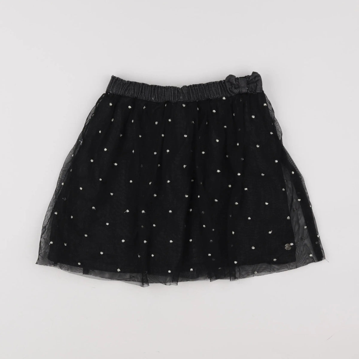 IKKS - jupe noir, argent - 10 ans
