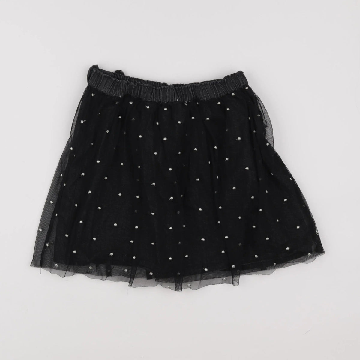 IKKS - jupe noir, argent - 10 ans