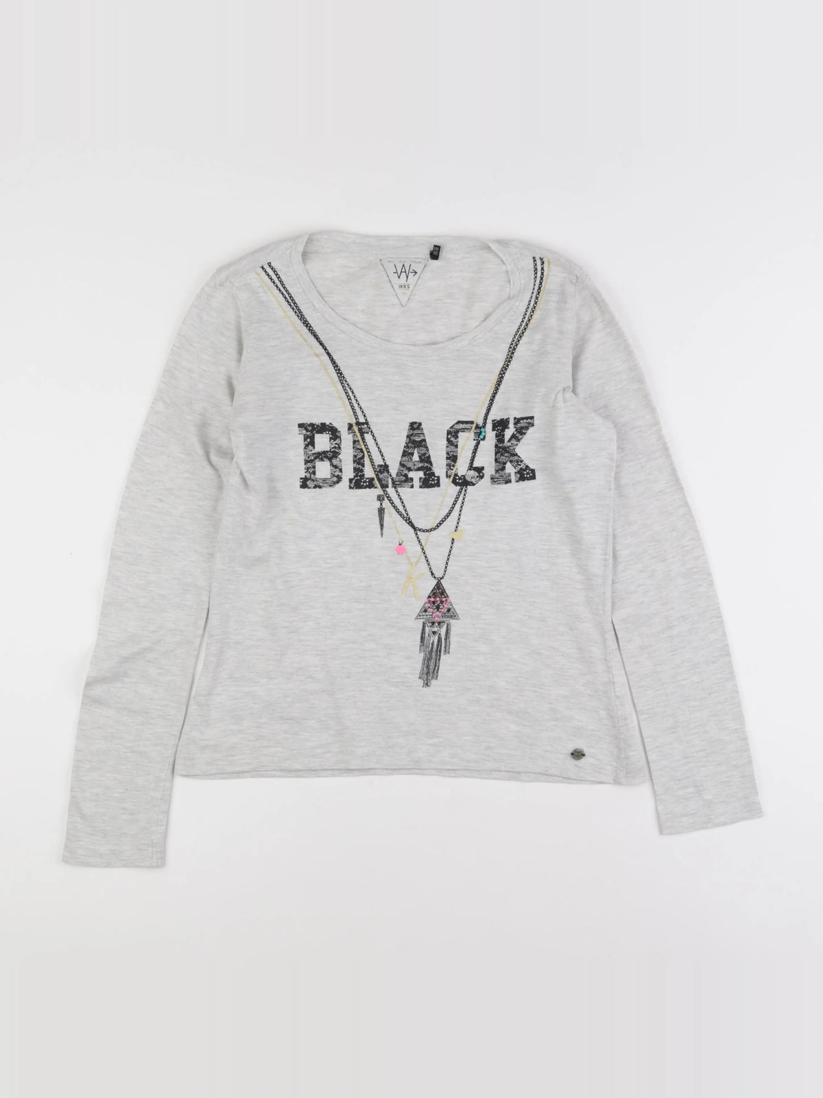 IKKS - tee-shirt gris - 12 ans