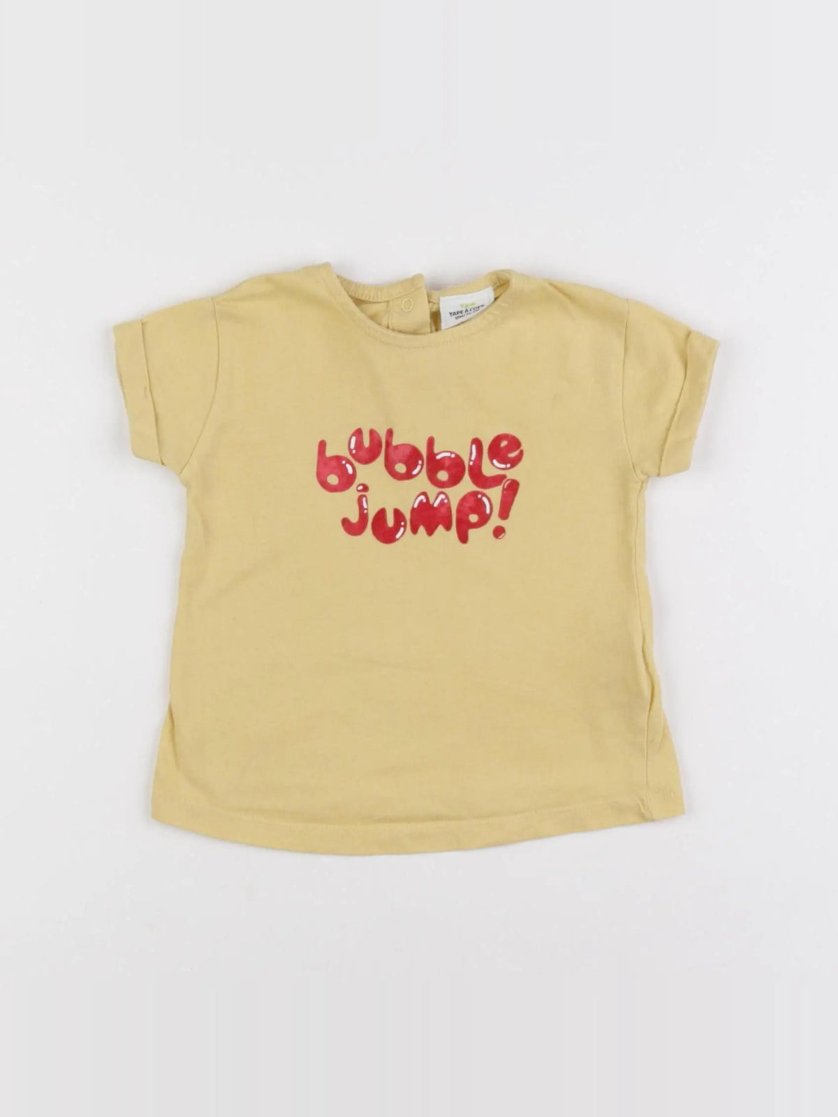 Tape à l'oeil - tee-shirt jaune - 12 mois