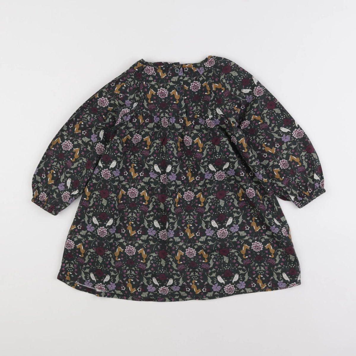 Vertbaudet - robe vert - 3 ans