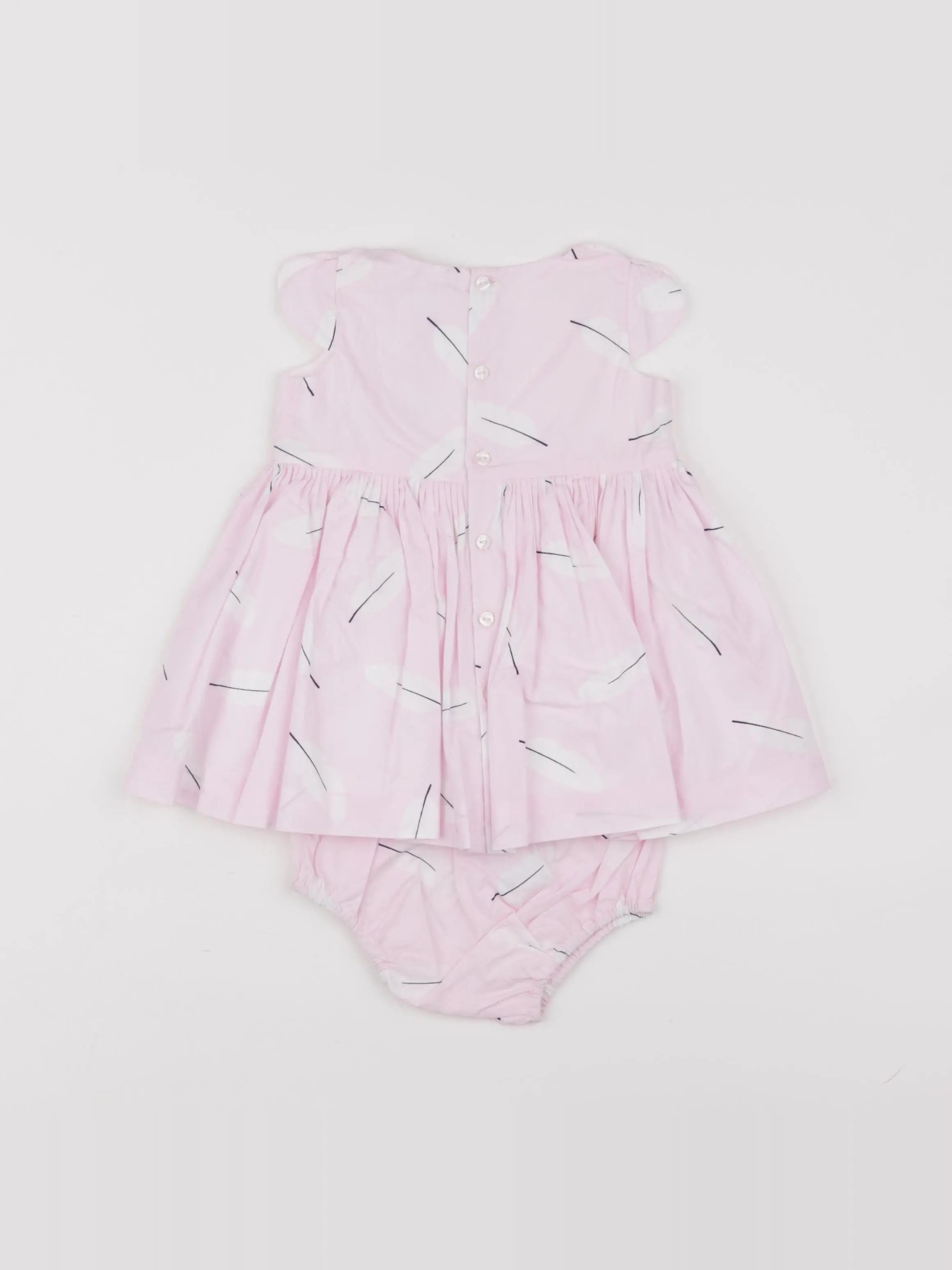 Jacadi - robe rose - 6 mois