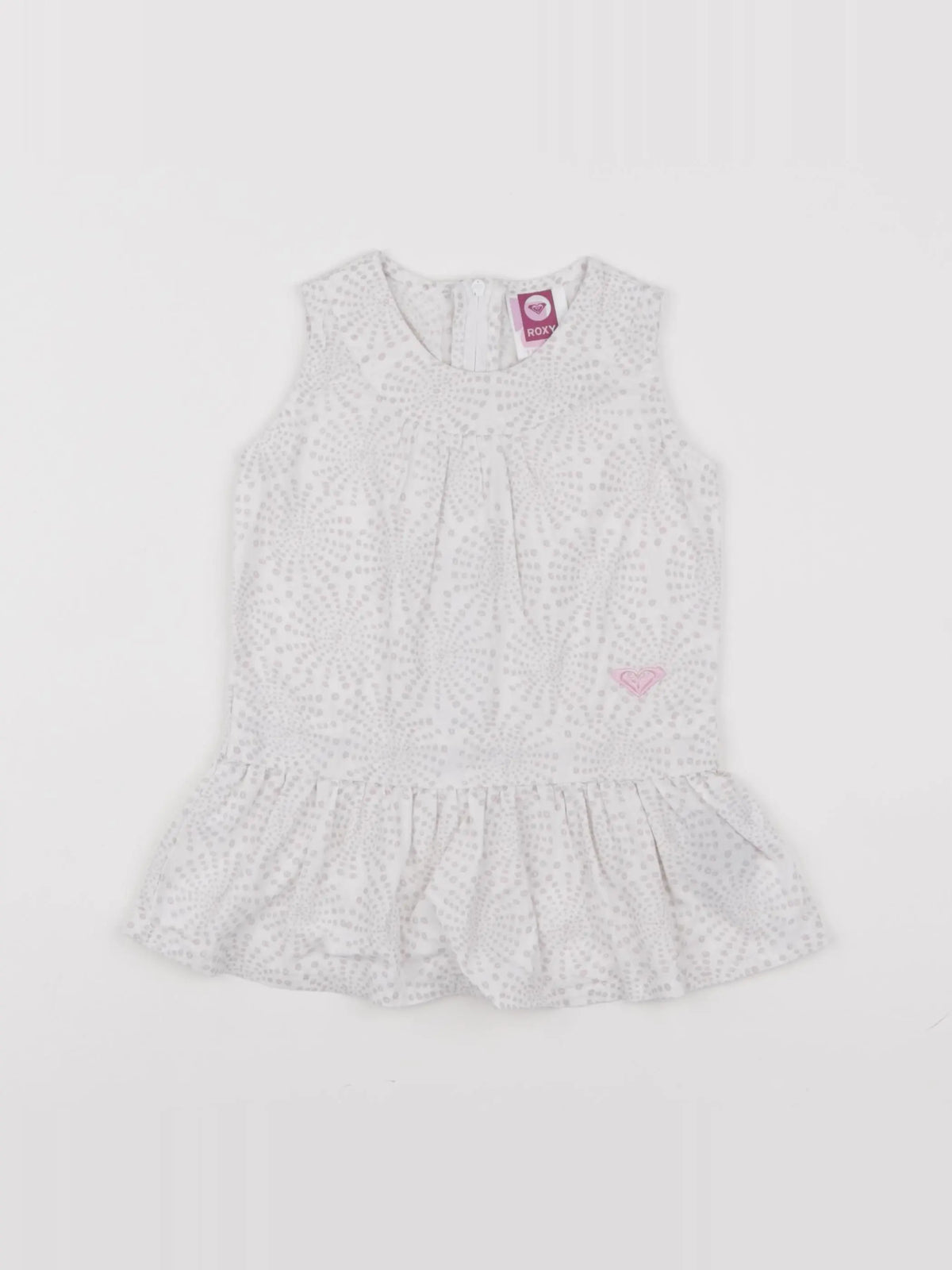 Roxy - robe blanc - 9 mois