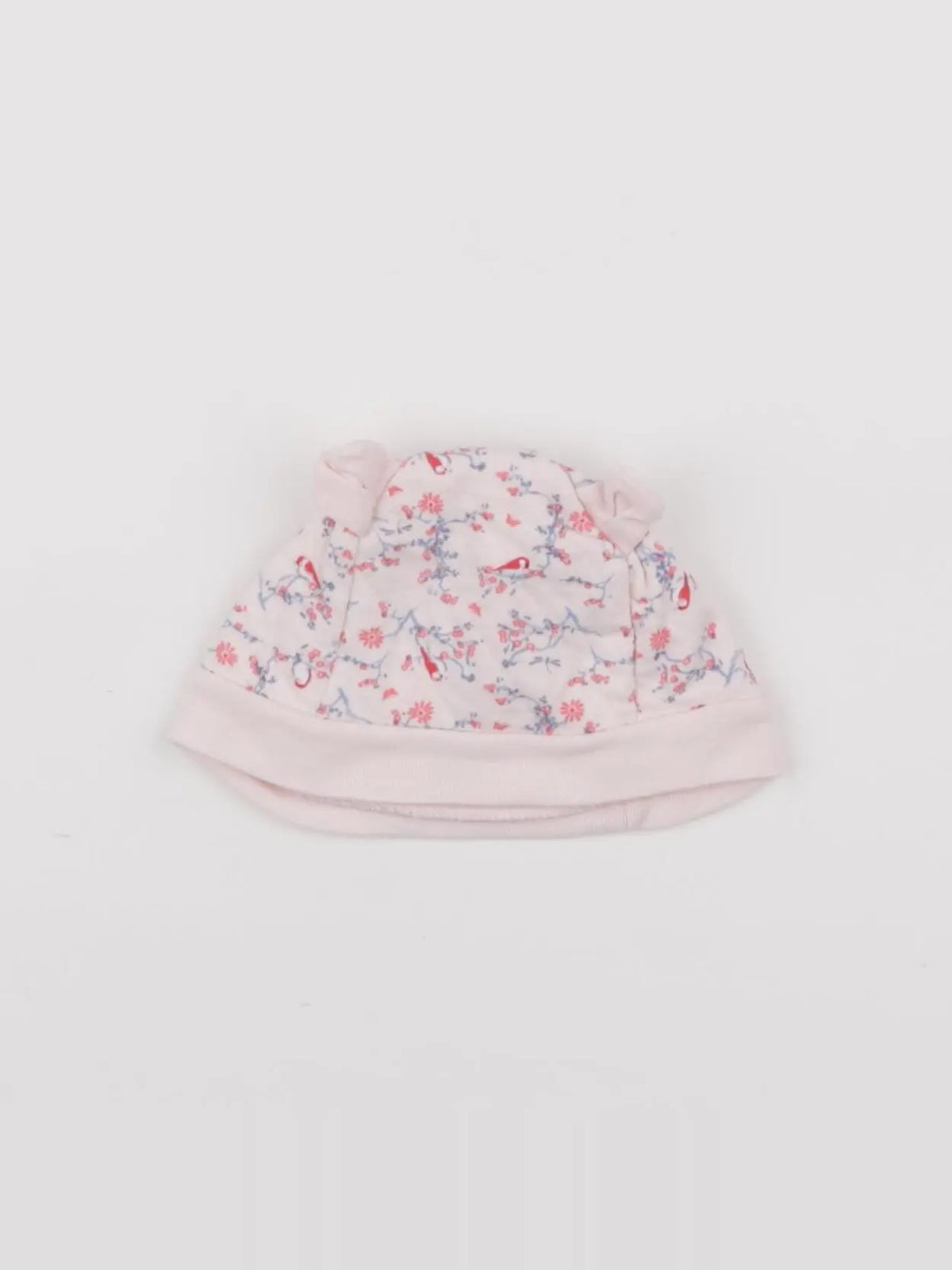 Petit Bateau - bonnet rose - 12 mois
