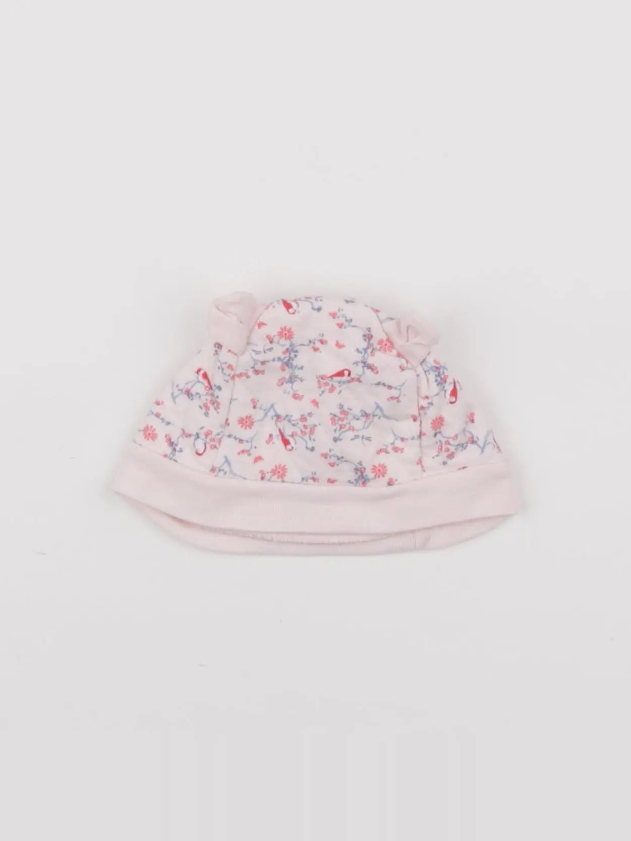 Petit Bateau - bonnet rose - 12 mois