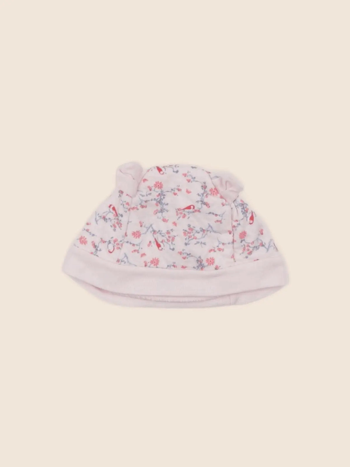 Petit Bateau - bonnet rose - 12 mois