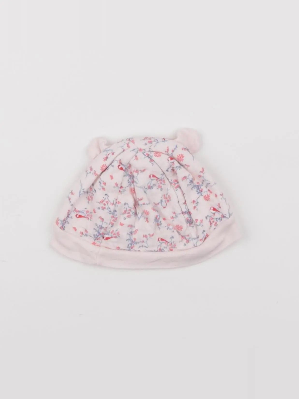 Petit Bateau - bonnet rose - 12 mois