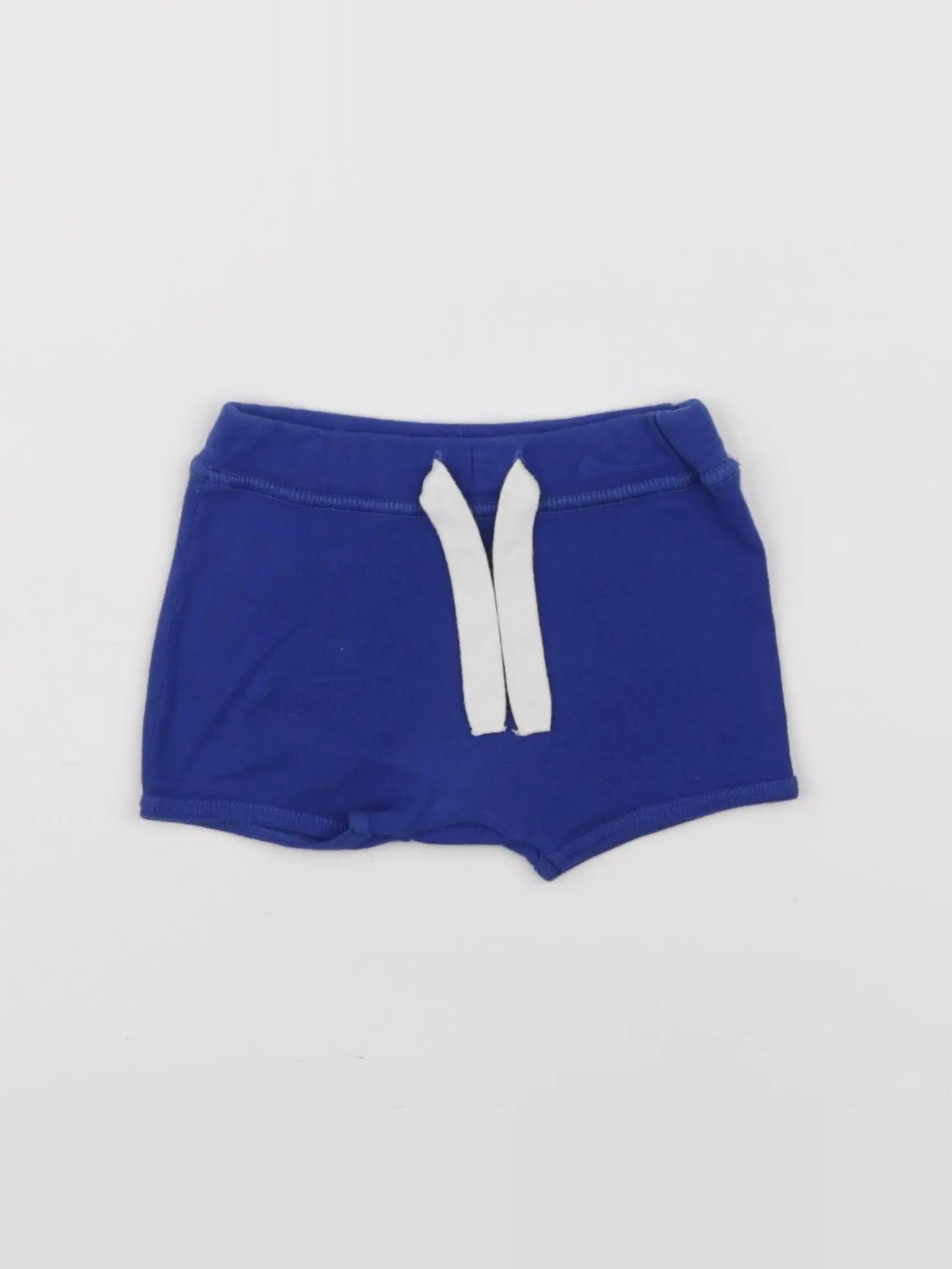 Petit Bateau - short bleu - 6 mois