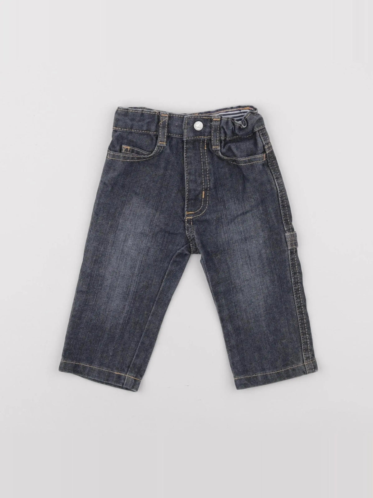 Petit Bateau - jean bleu - 6 mois