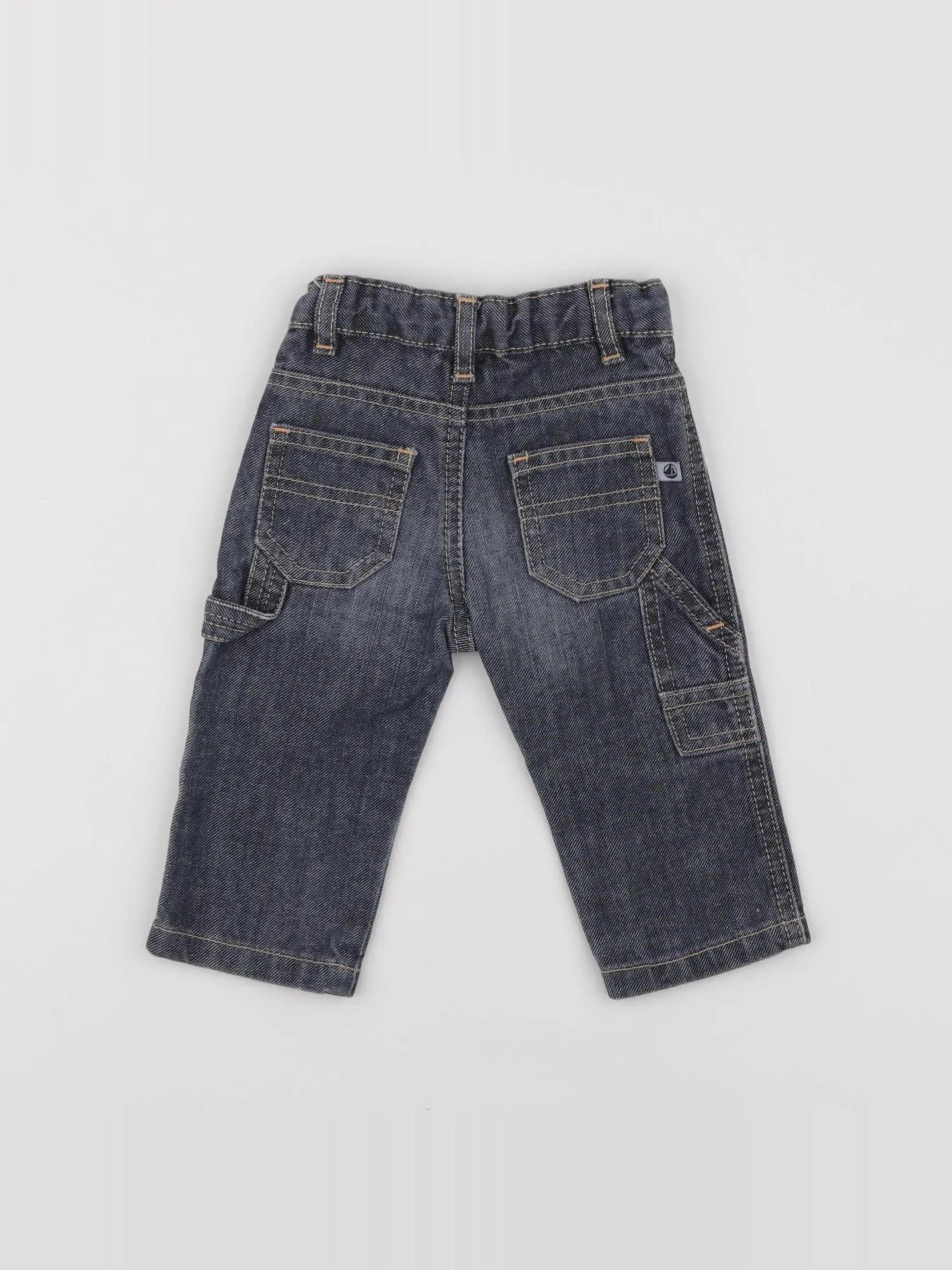 Petit Bateau - jean bleu - 6 mois