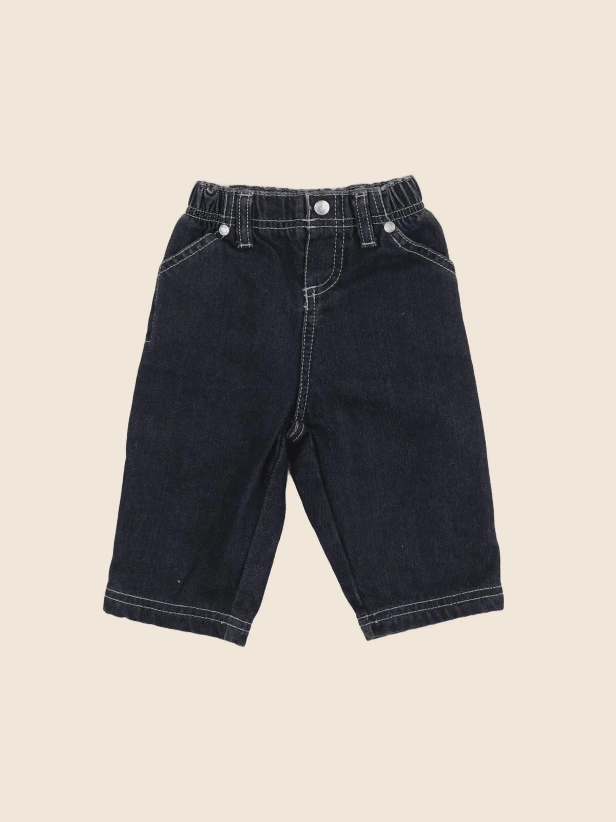 Petit Bateau - jean bleu - 6 mois