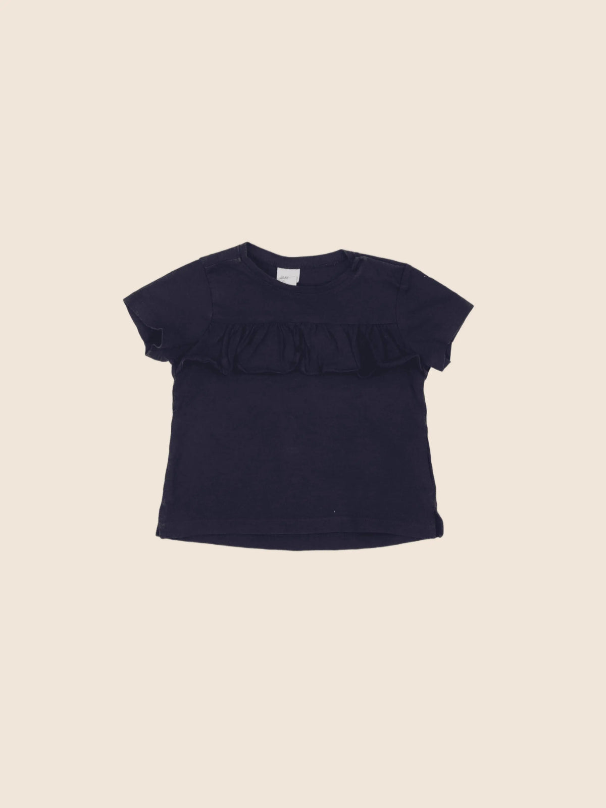 H&M - tee-shirt bleu - 6/9 mois
