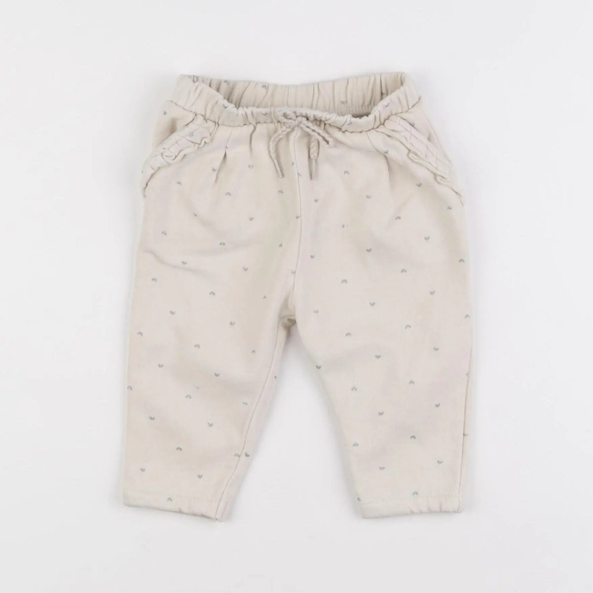 Vertbaudet - pantalon beige - 12 mois