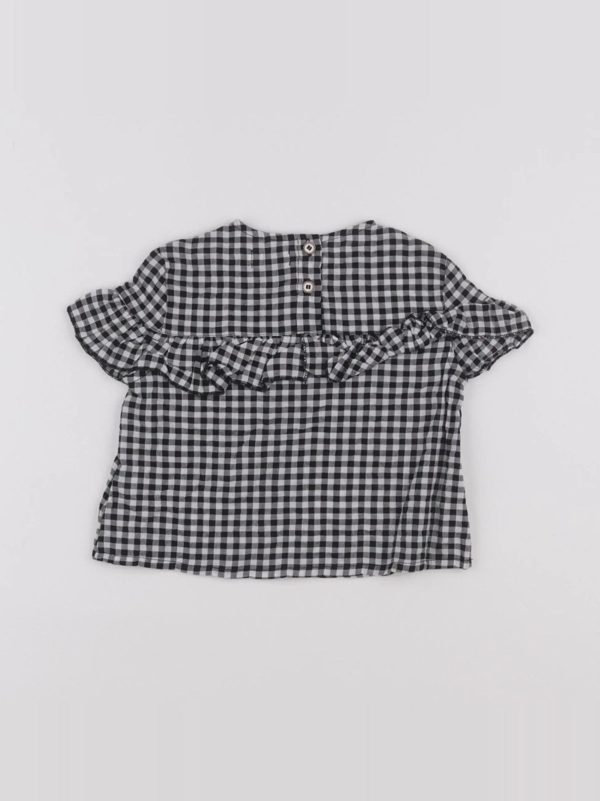 Buho - blouse blanc, noir - 6 mois