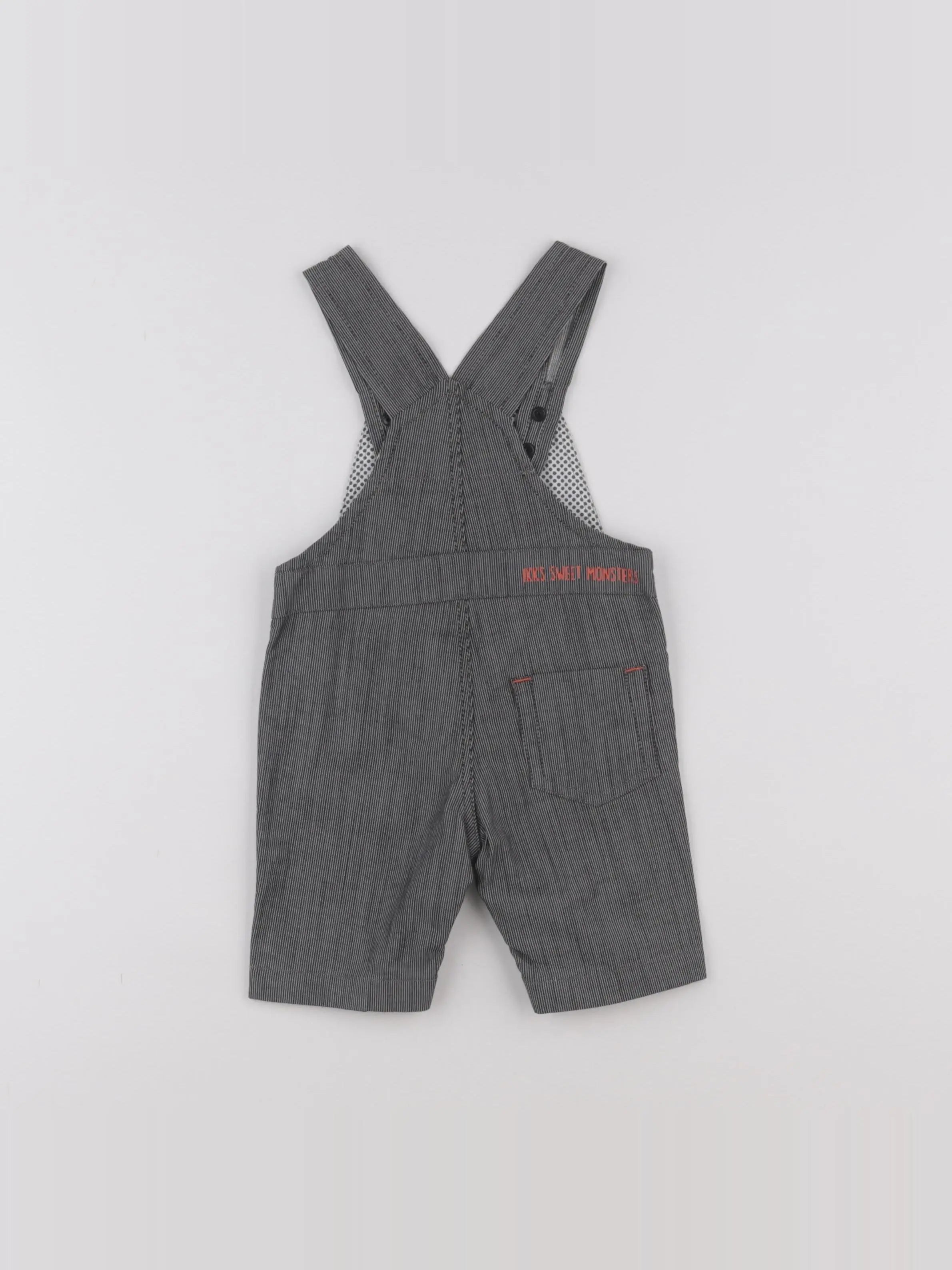 IKKS - salopette gris - 12 mois