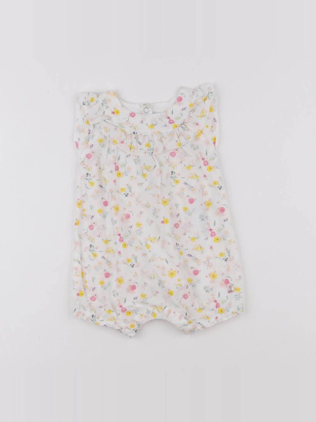 Petit Bateau - combinaison blanc - 6 mois