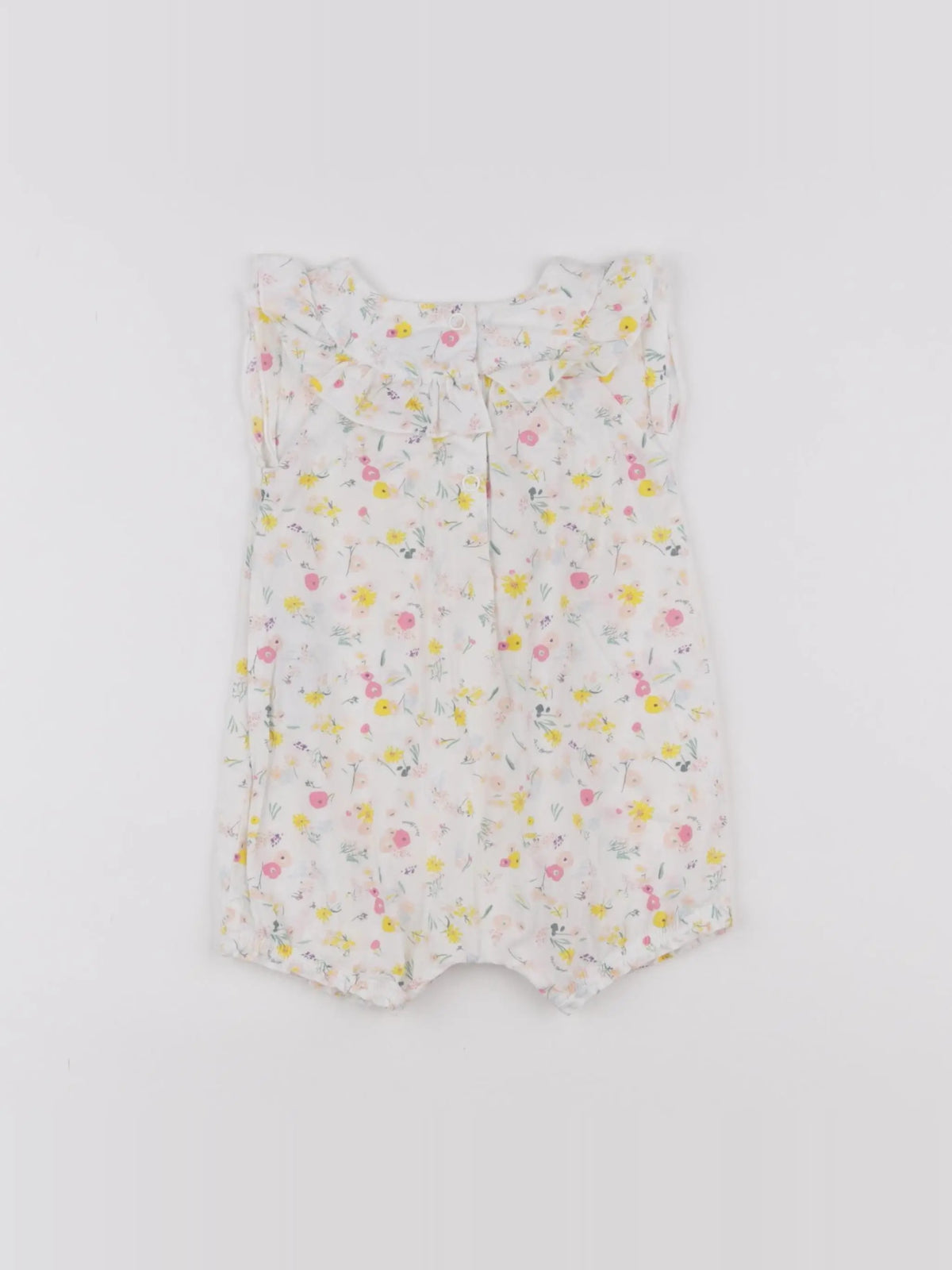 Petit Bateau - combinaison blanc - 6 mois