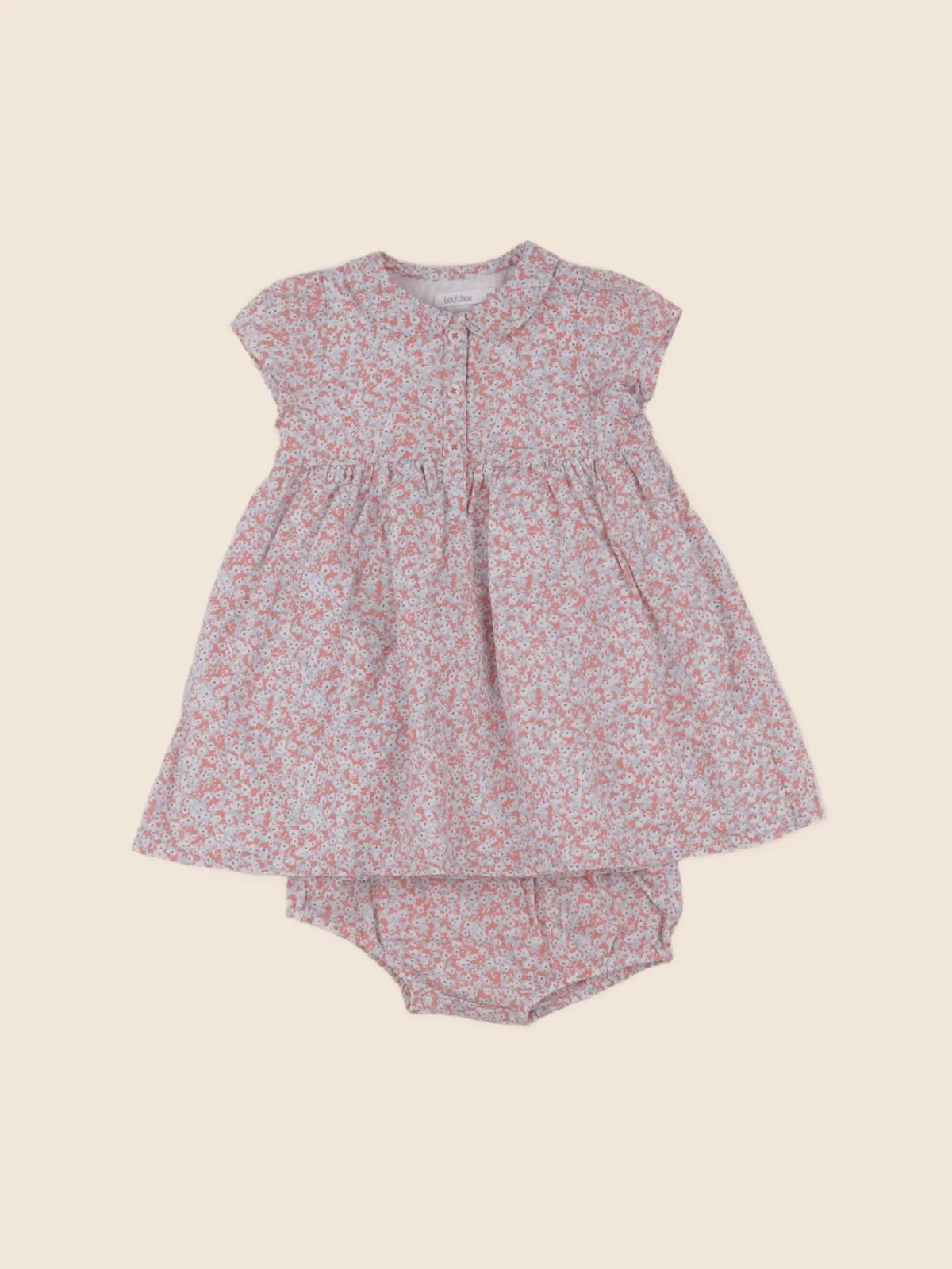Boutchou - robe orange - 6 mois