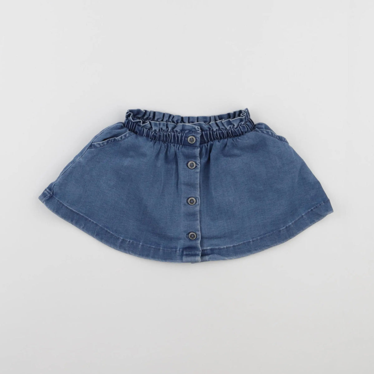 Vertbaudet - jupe bleu - 18 mois