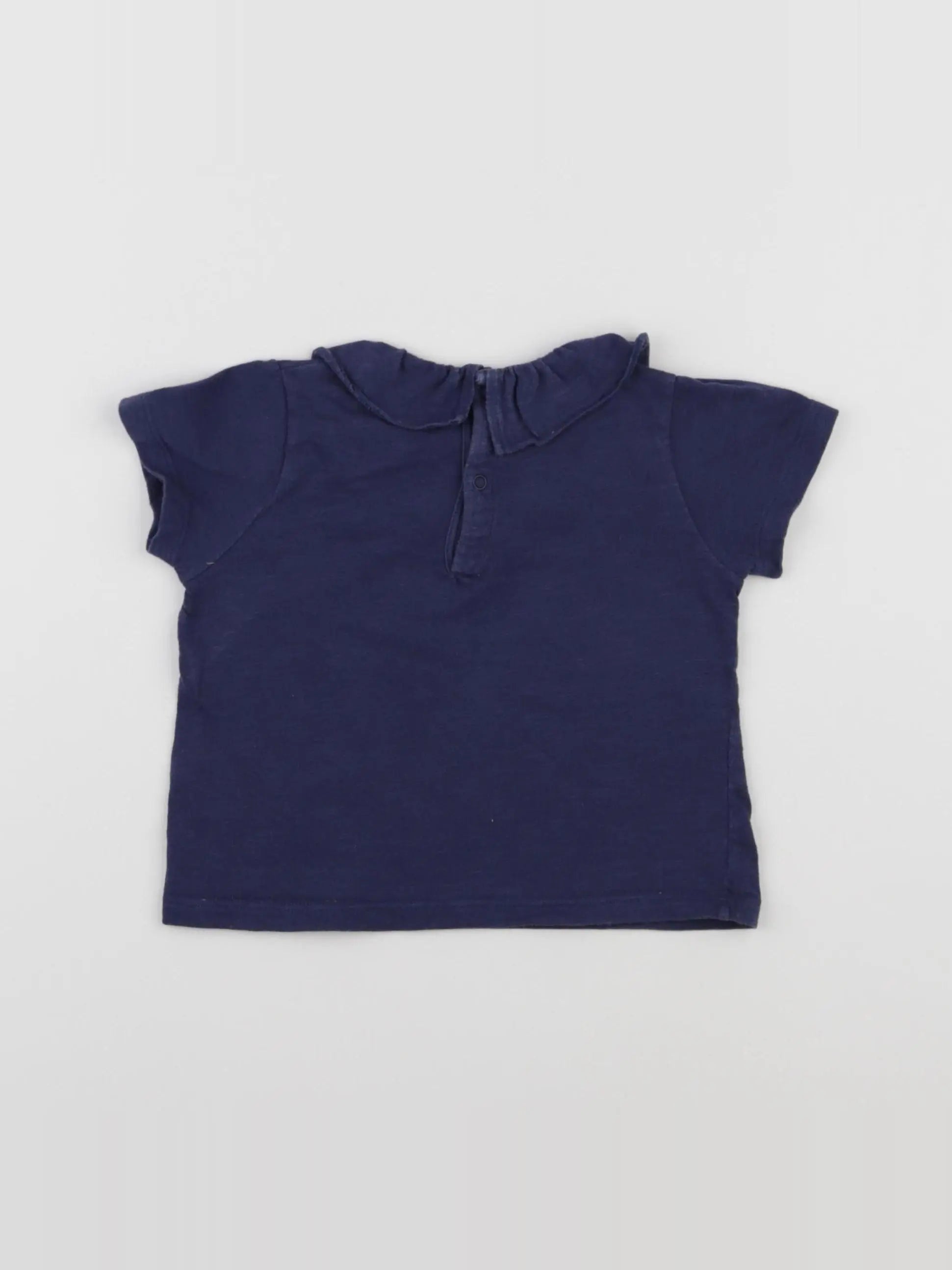 Petit Bateau - tee-shirt bleu - 18 mois