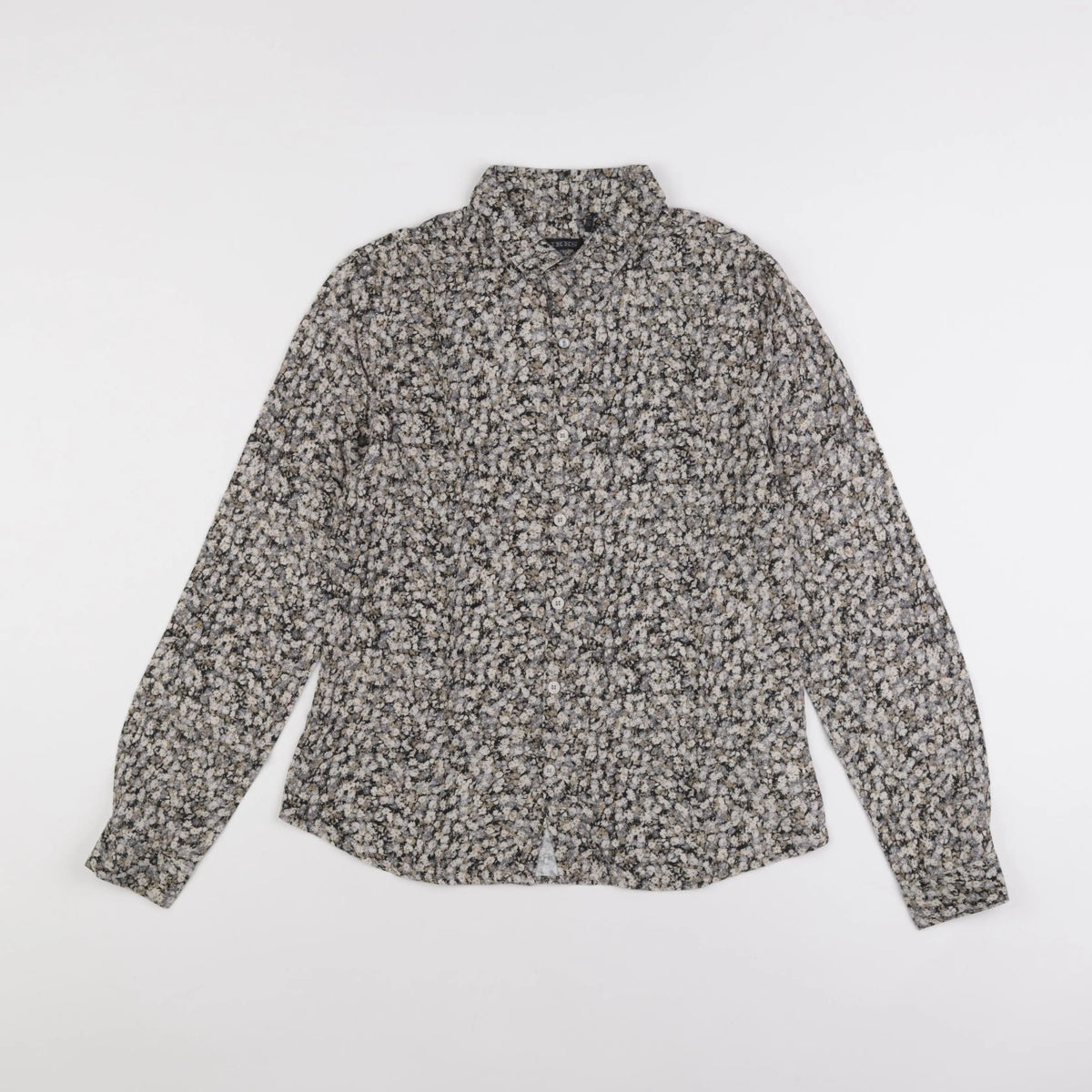 IKKS - chemise gris, vert - 12 ans