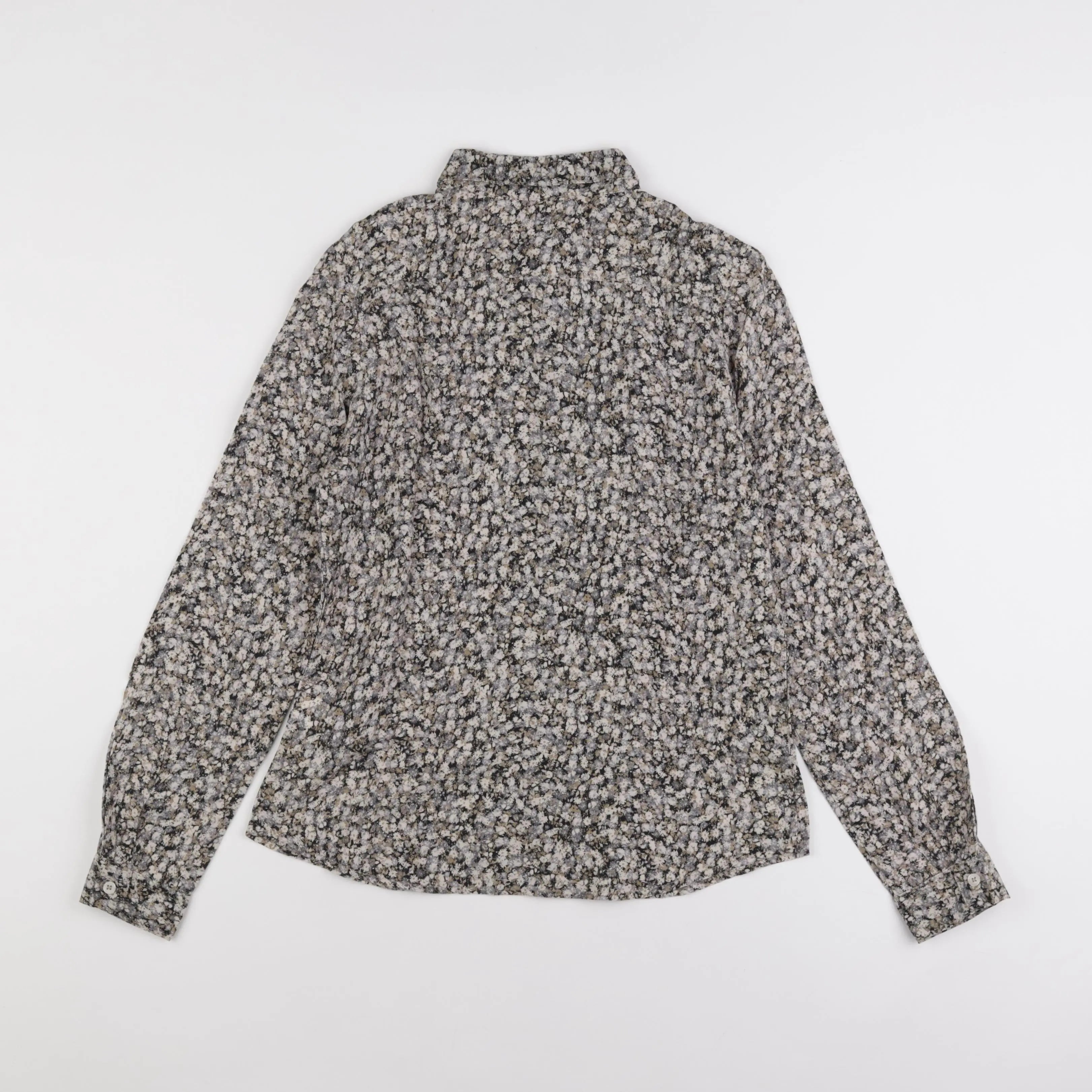 IKKS - chemise gris, vert - 12 ans
