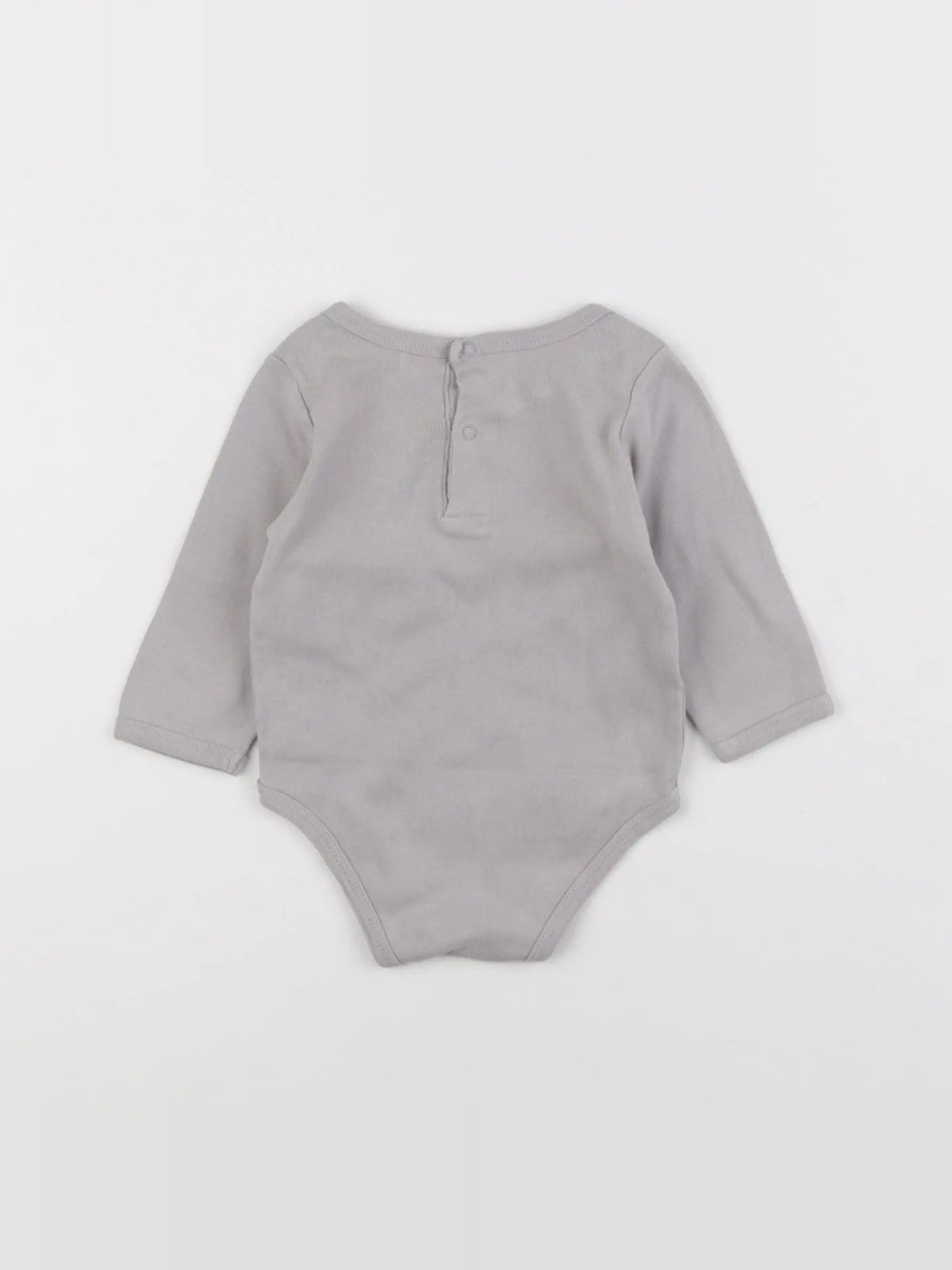 Tape à l'oeil - body gris - 6 mois