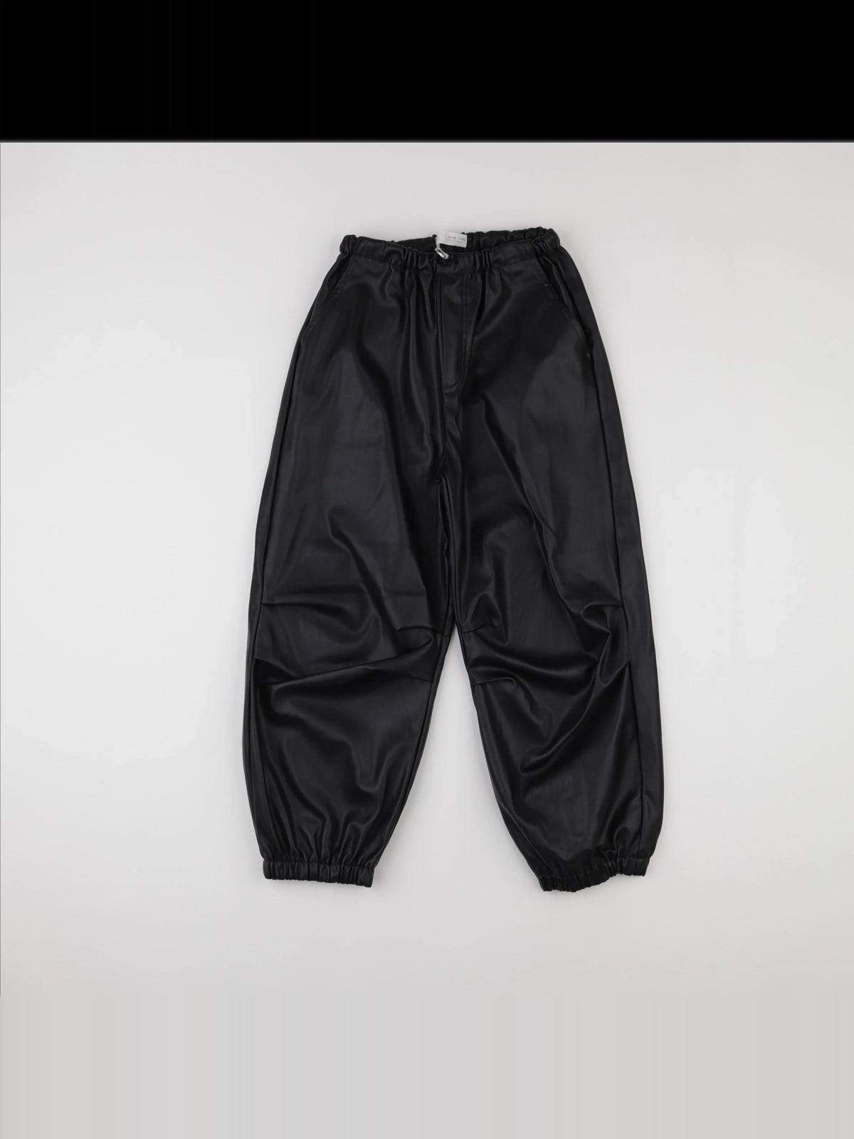 Zara - pantalon noir simili cuir  - 11/12 ans