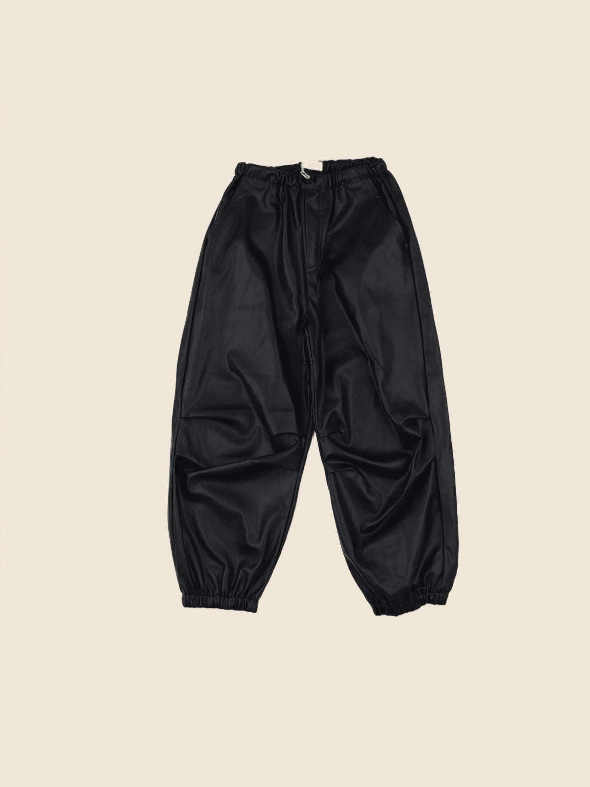 Zara - pantalon noir simili cuir  - 11/12 ans