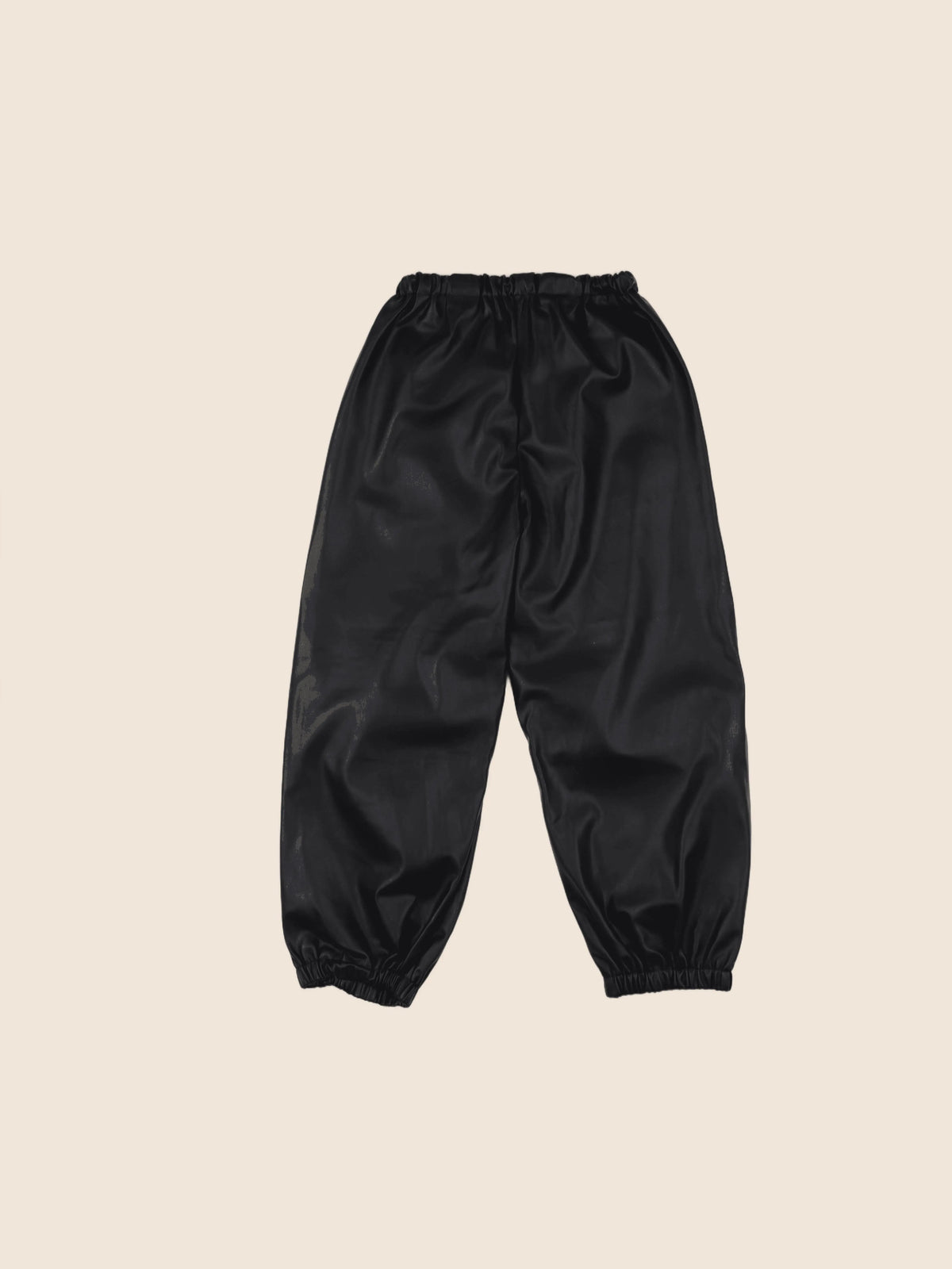 Zara - pantalon noir simili cuir  - 11/12 ans