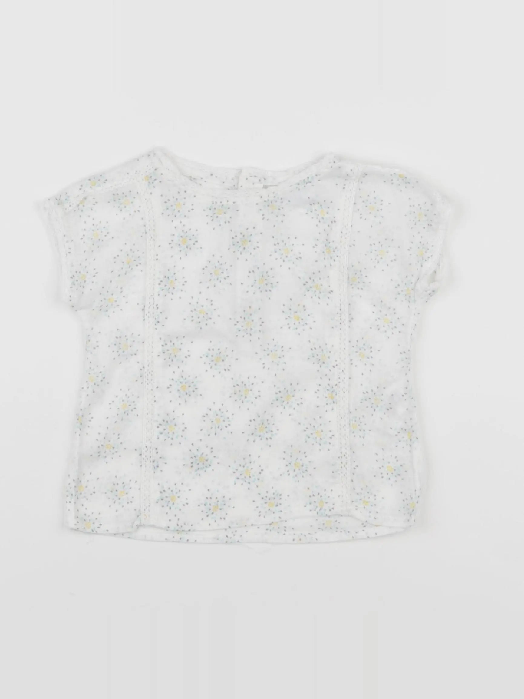 Boutchou - blouse blanc - 12 mois