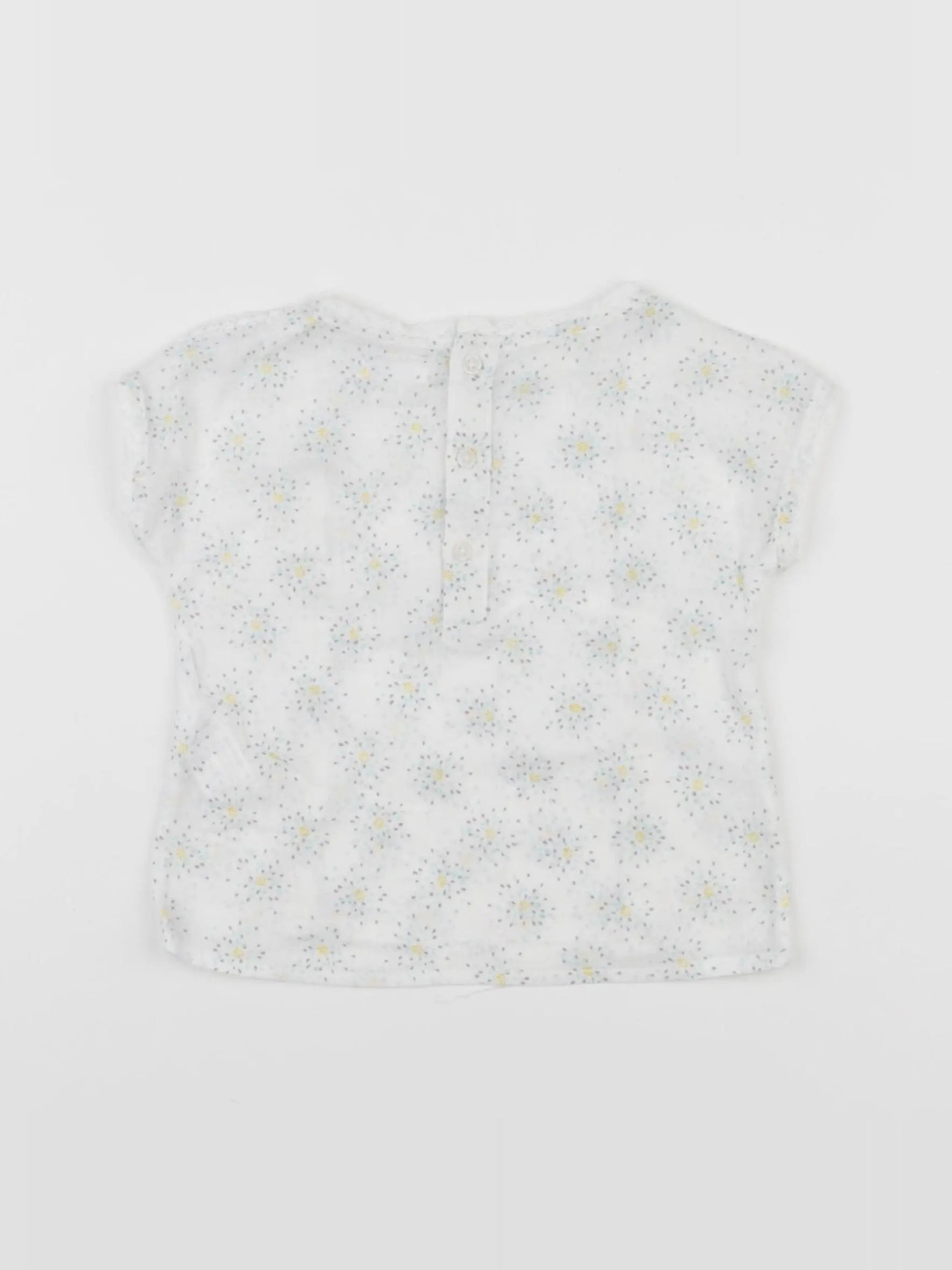 Boutchou - blouse blanc - 12 mois