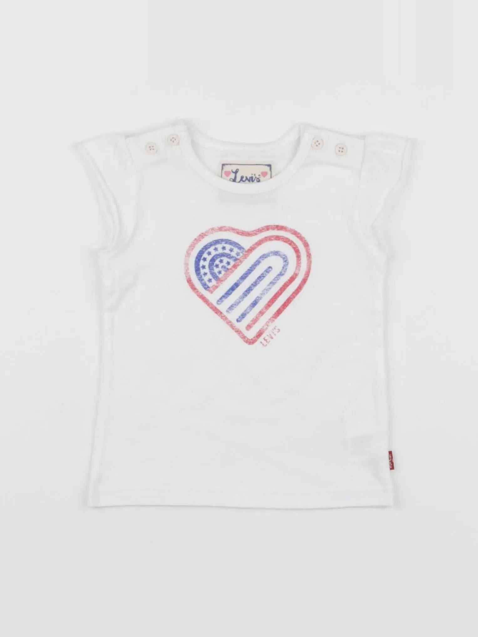Levi's - tee-shirt blanc - 6 mois