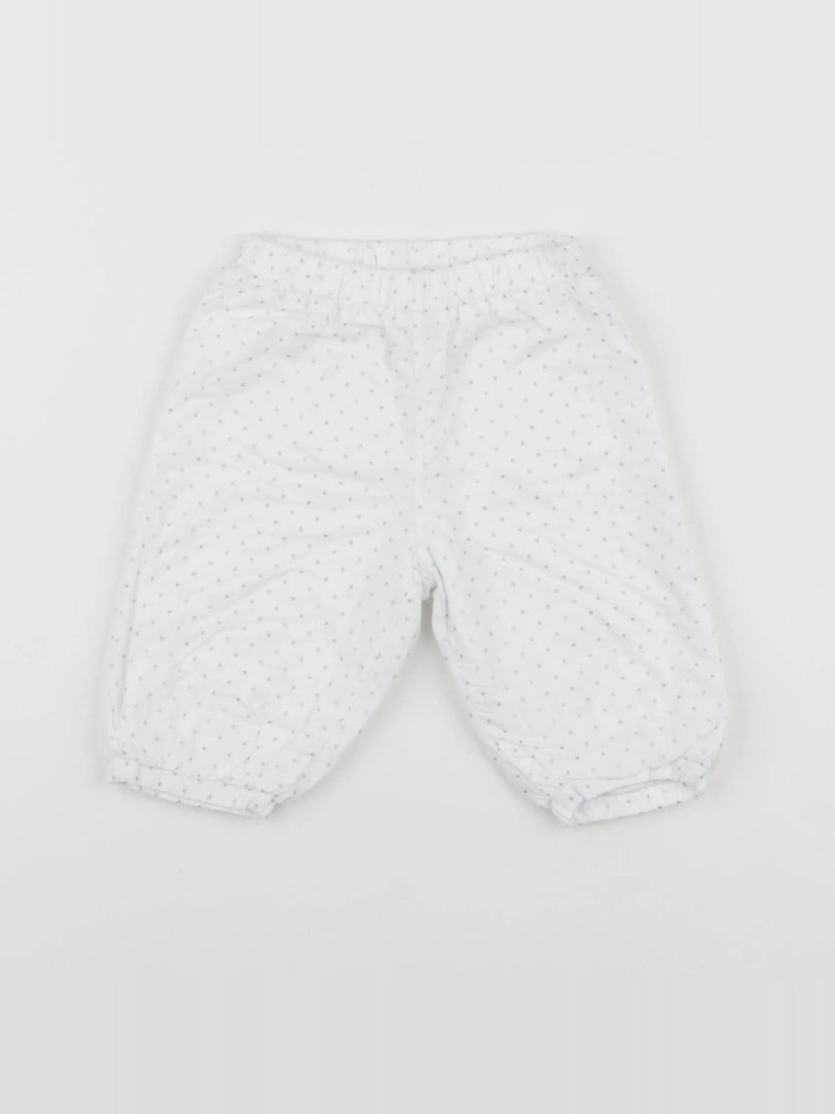 Jacadi - pantalon blanc, argent - 6 mois