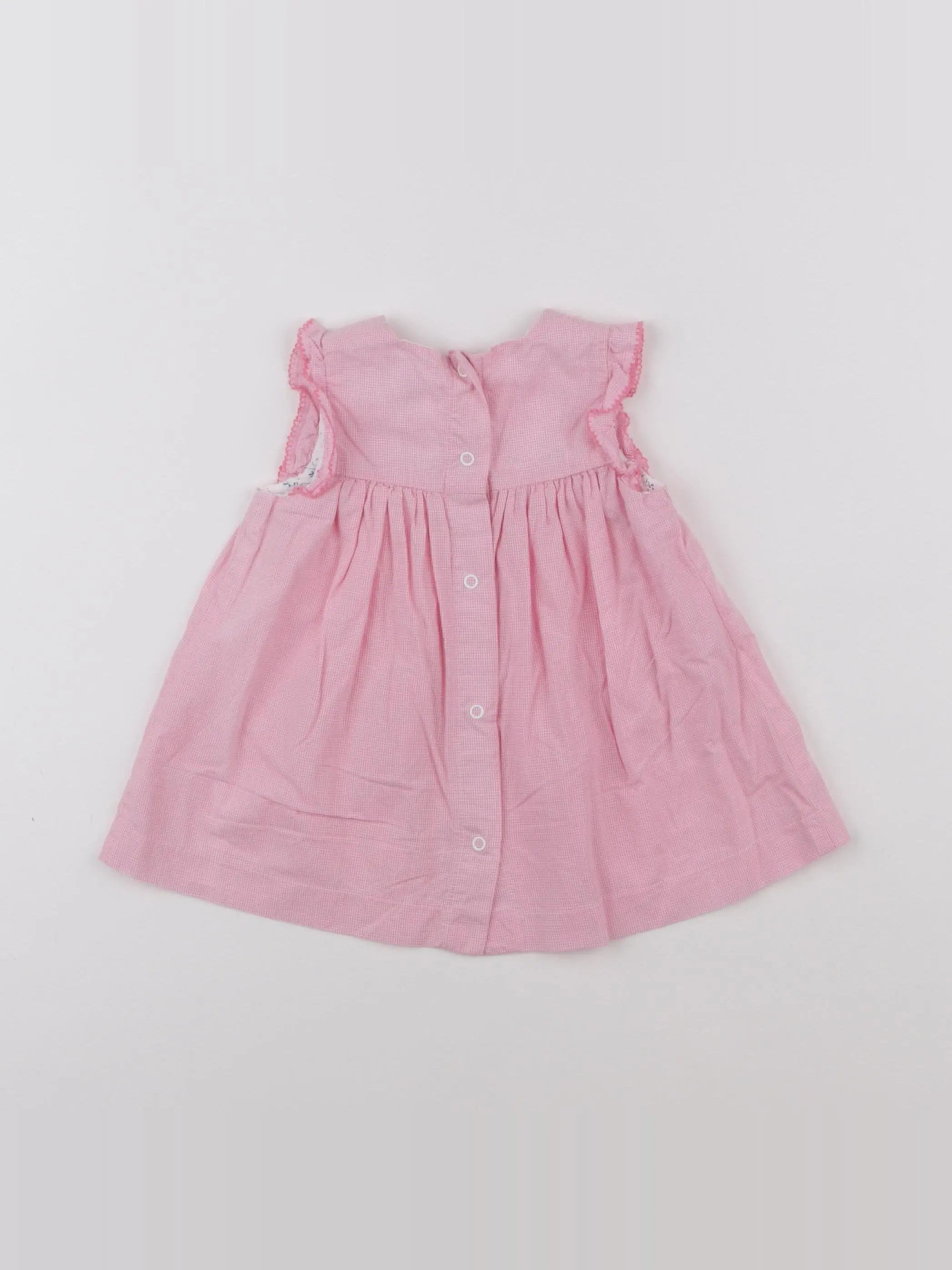 Petit Bateau - robe rose - 6 mois