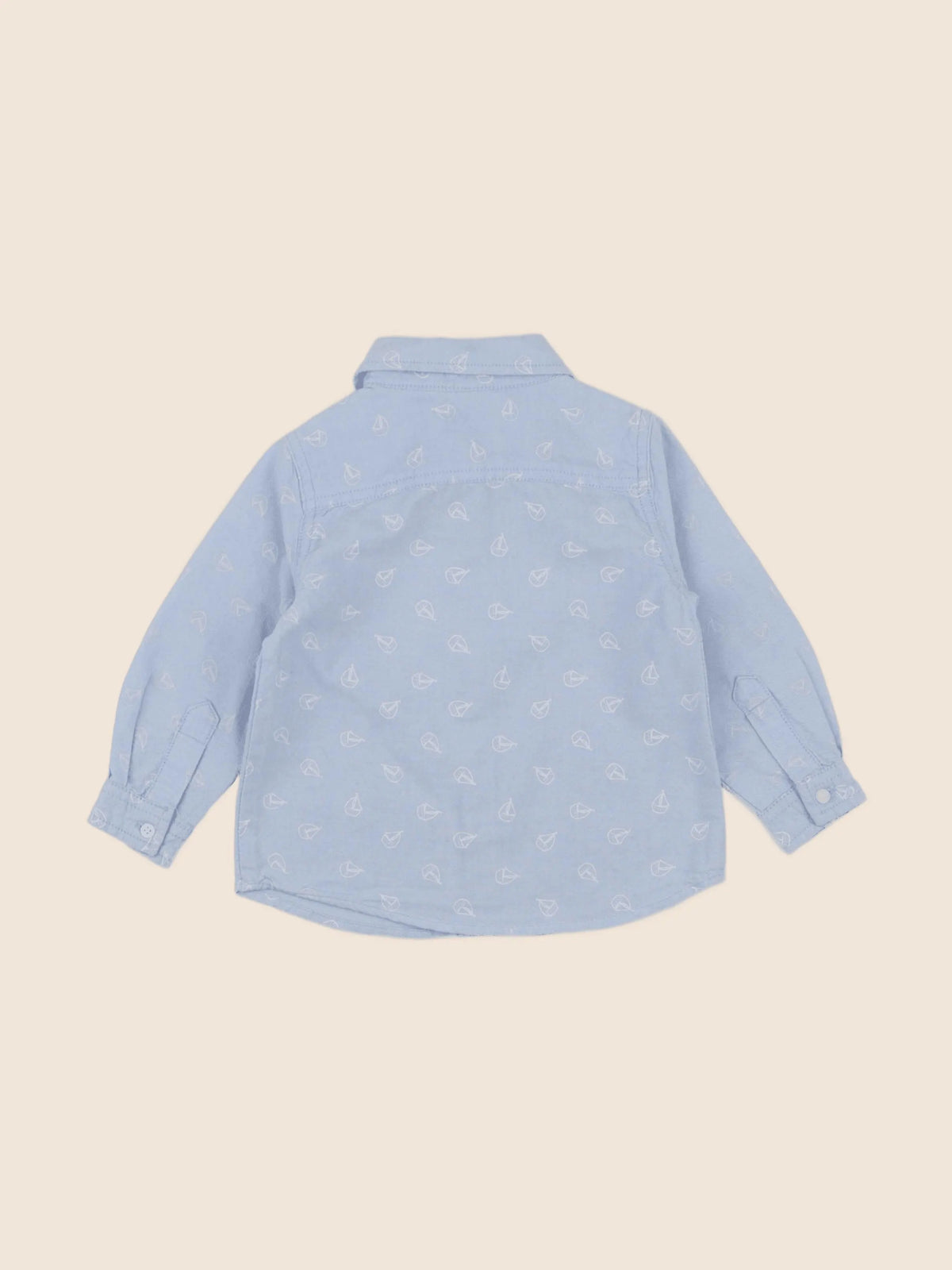 Mango - chemise bleu - 12/18 mois