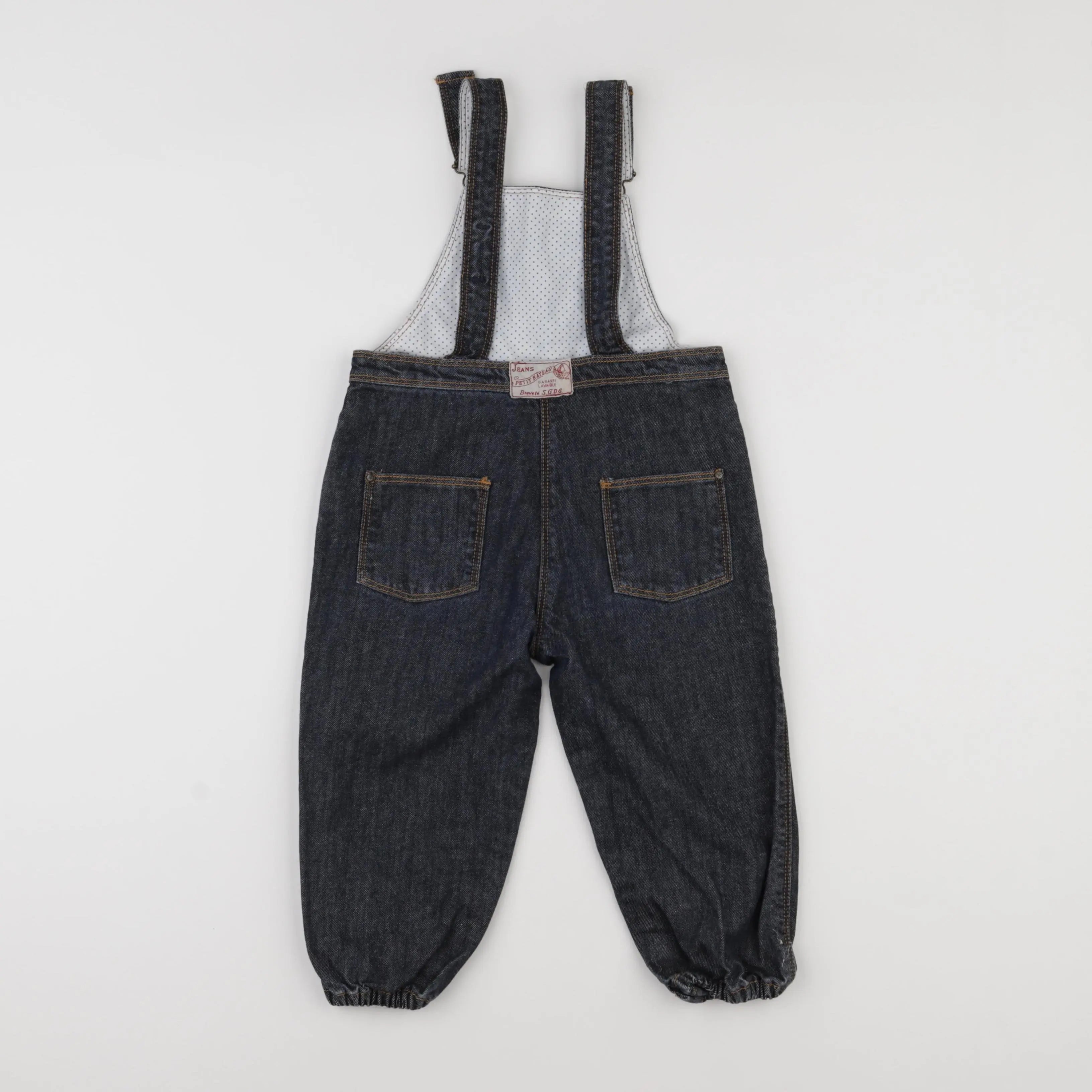 Petit Bateau - salopette bleu - 18 mois