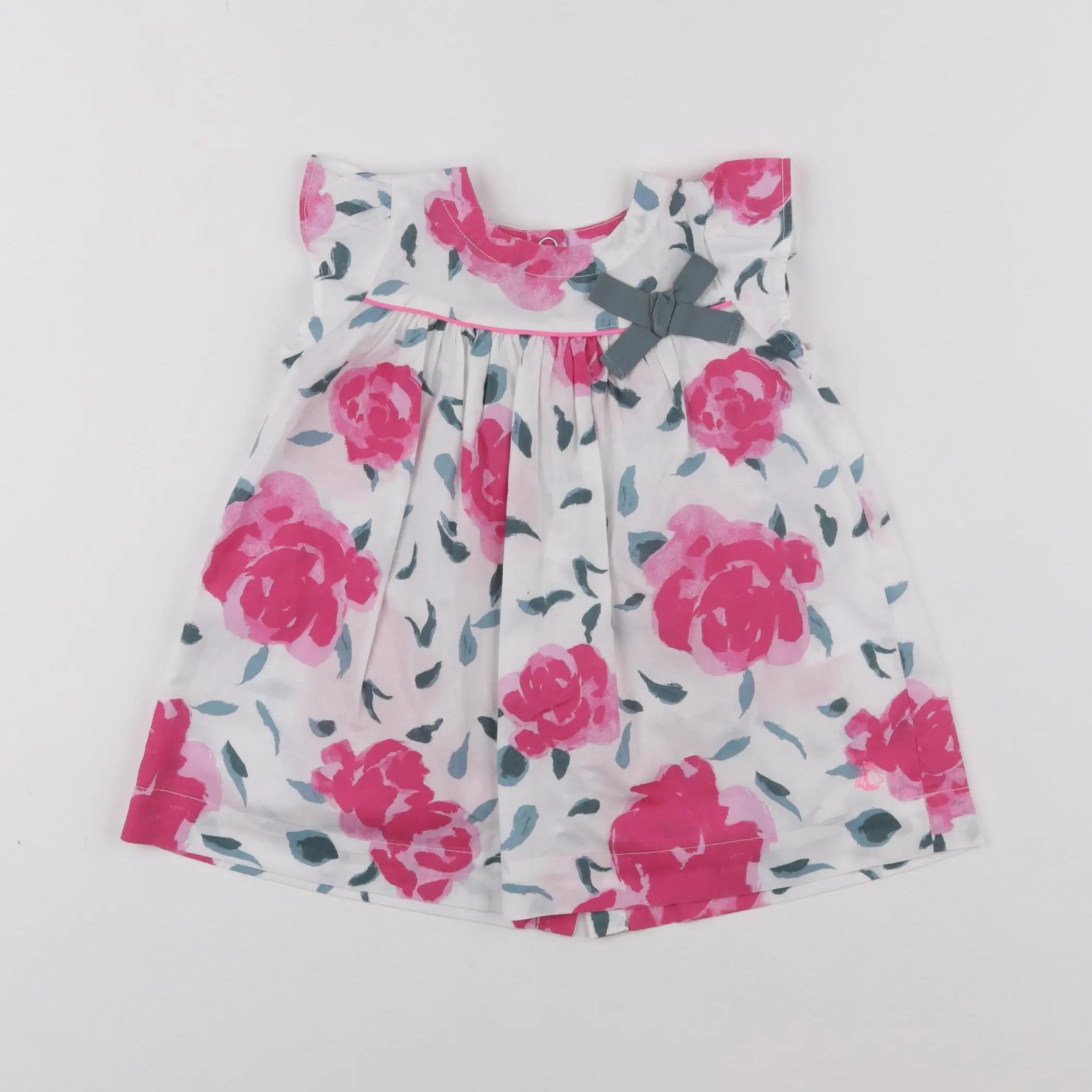 Petit Bateau - robe rose - 6 mois