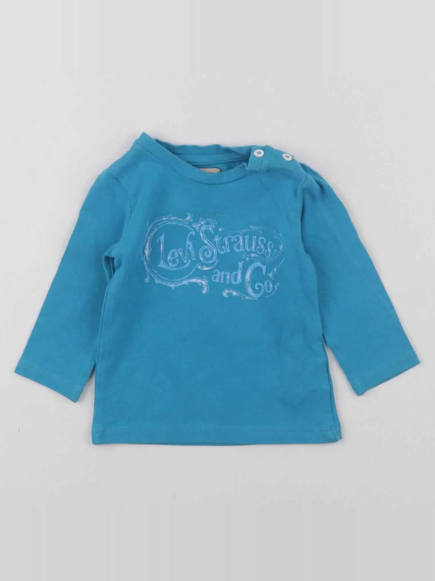 Levi's - tee-shirt bleu - 6 mois