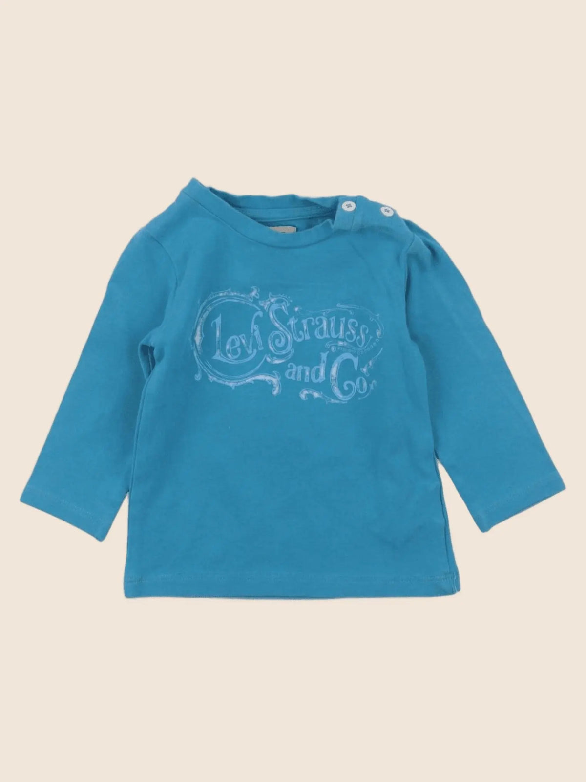Levi's - tee-shirt bleu - 6 mois