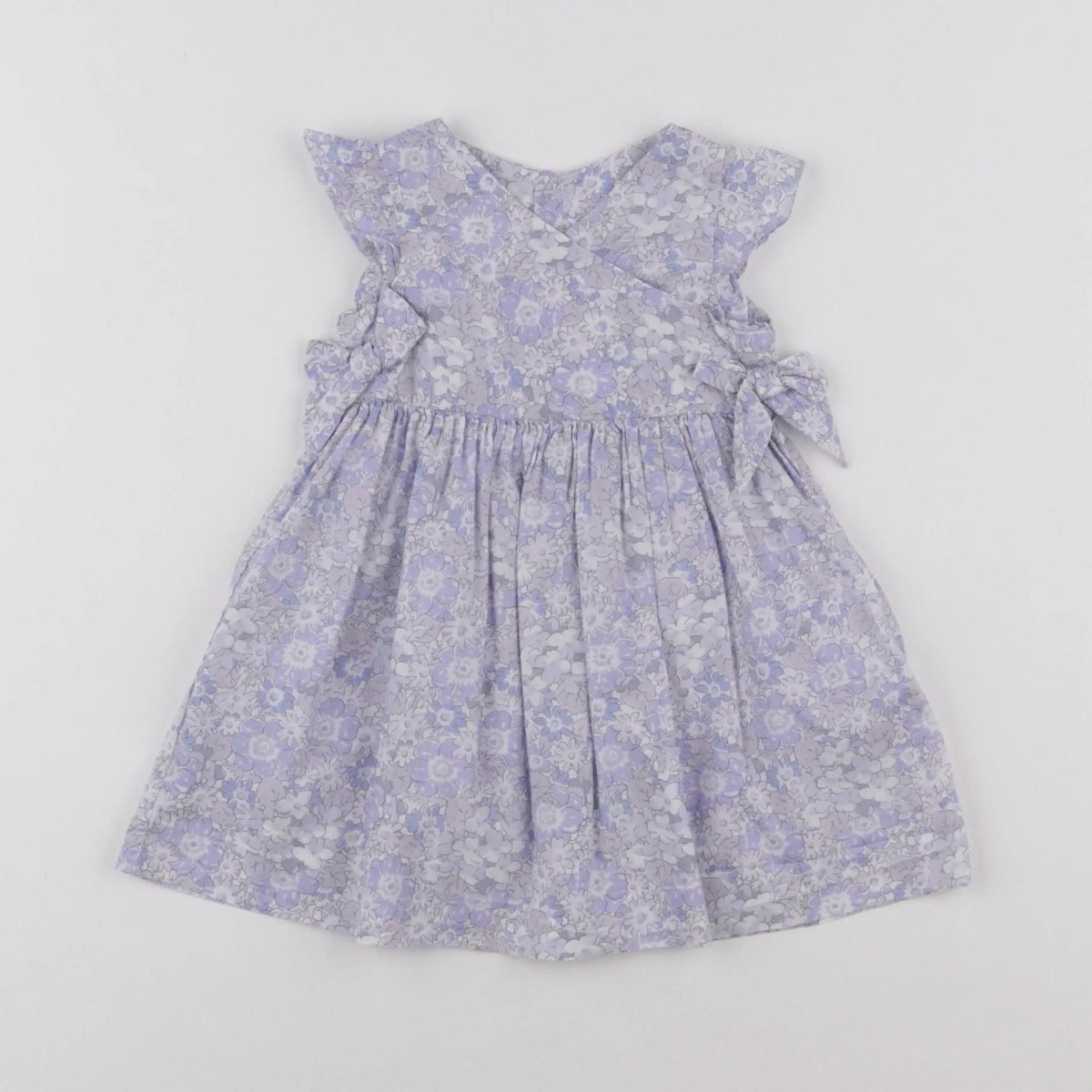 Jacadi - robe liberty violet - 6 mois