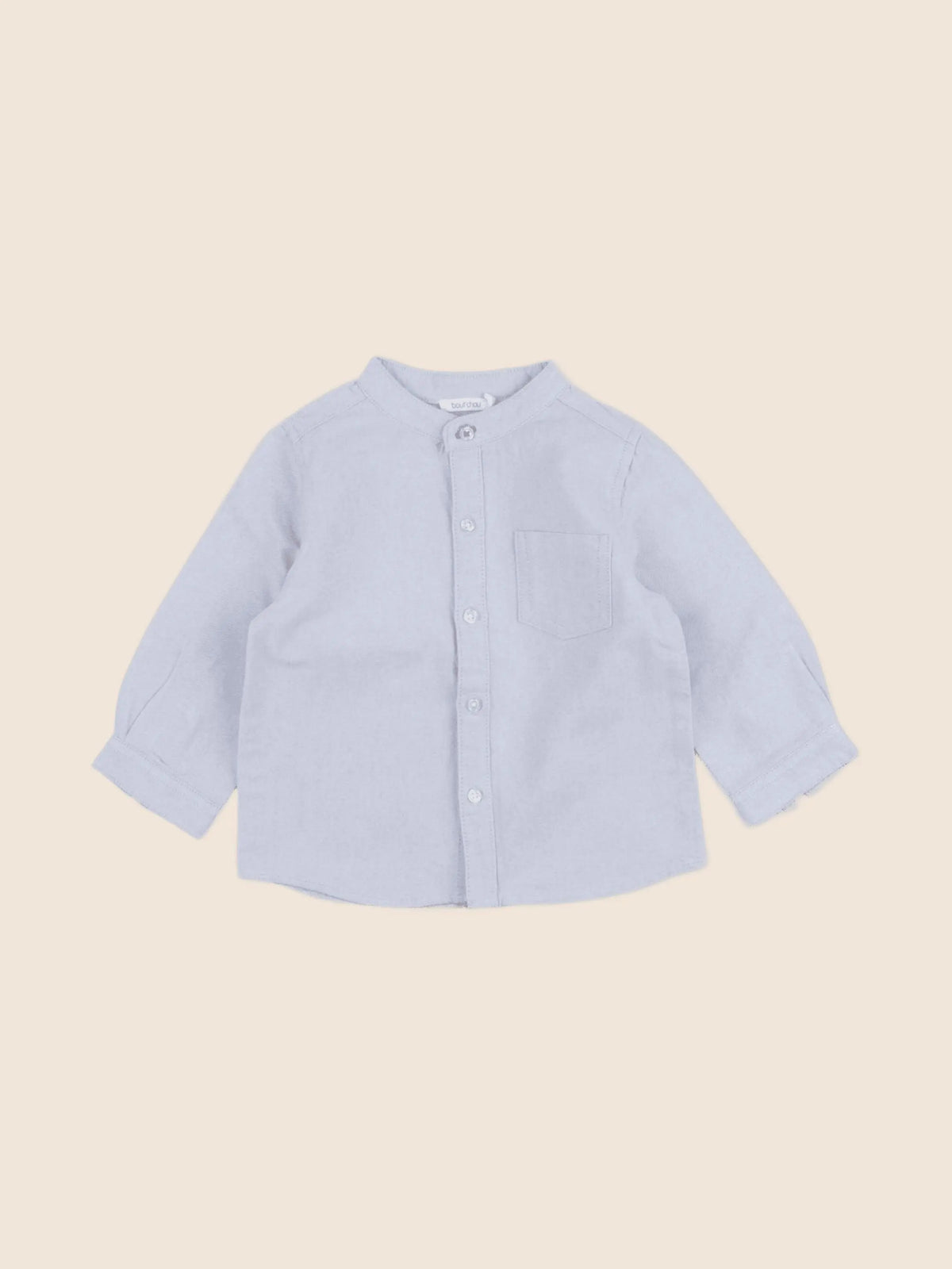 Boutchou - chemise bleu - 12 mois