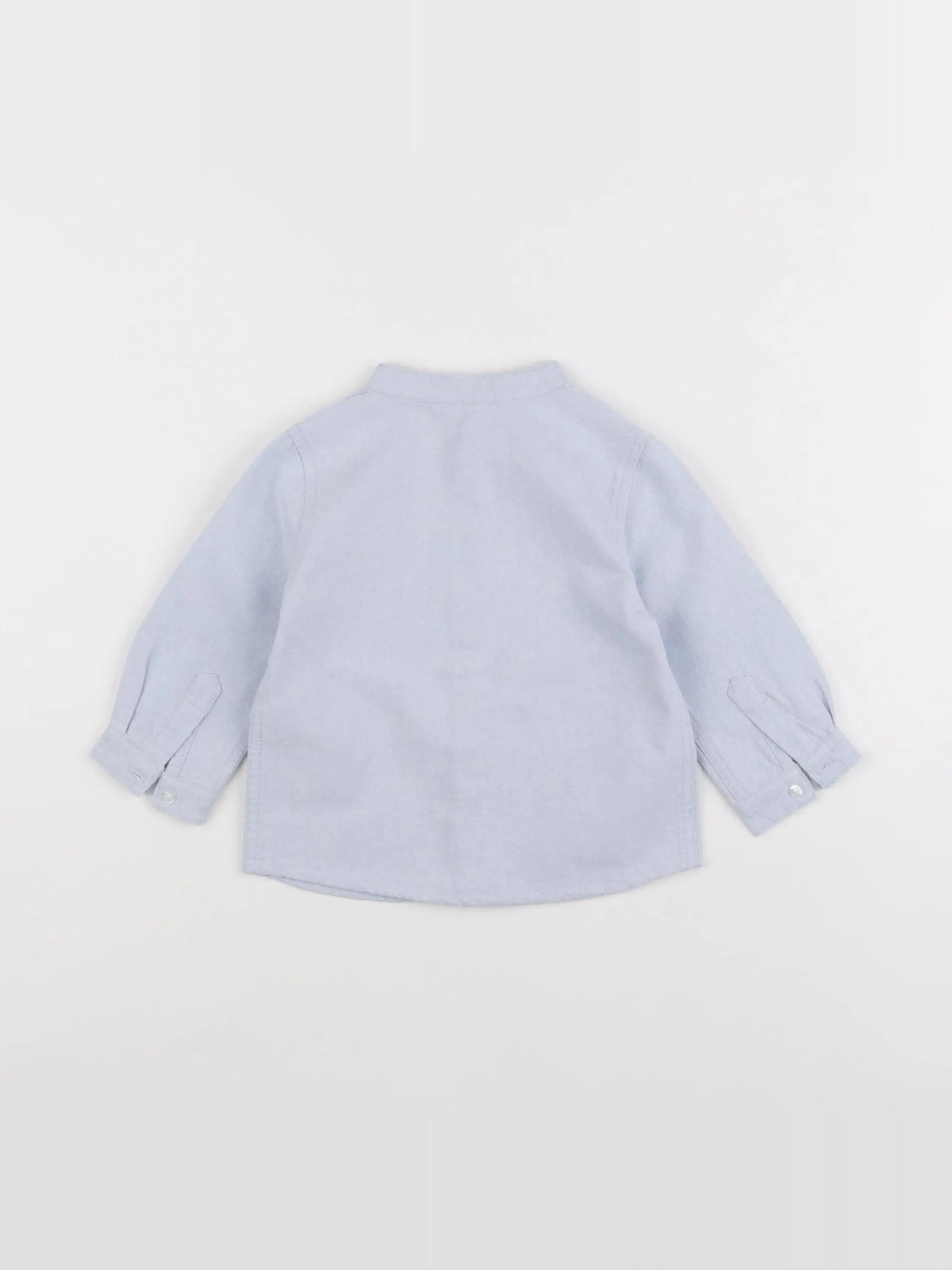 Boutchou - chemise bleu - 12 mois