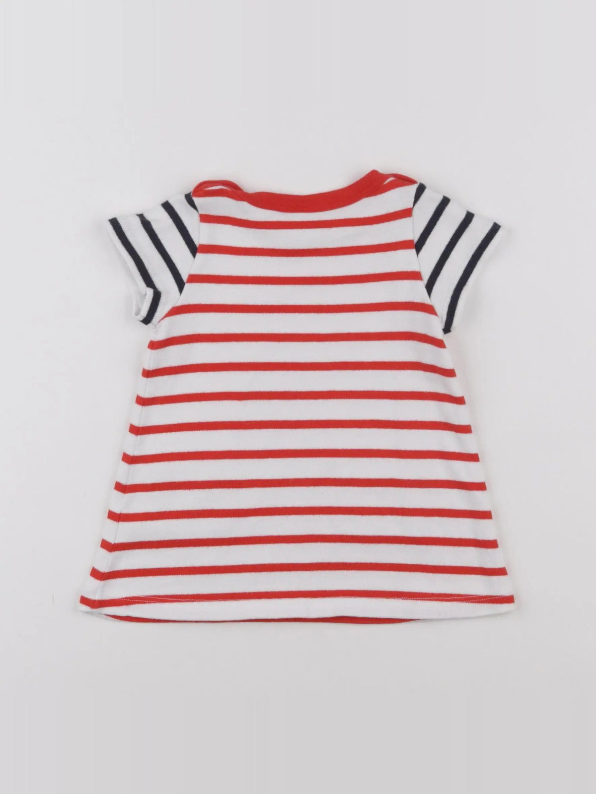 Petit Bateau - robe rouge - 6 mois