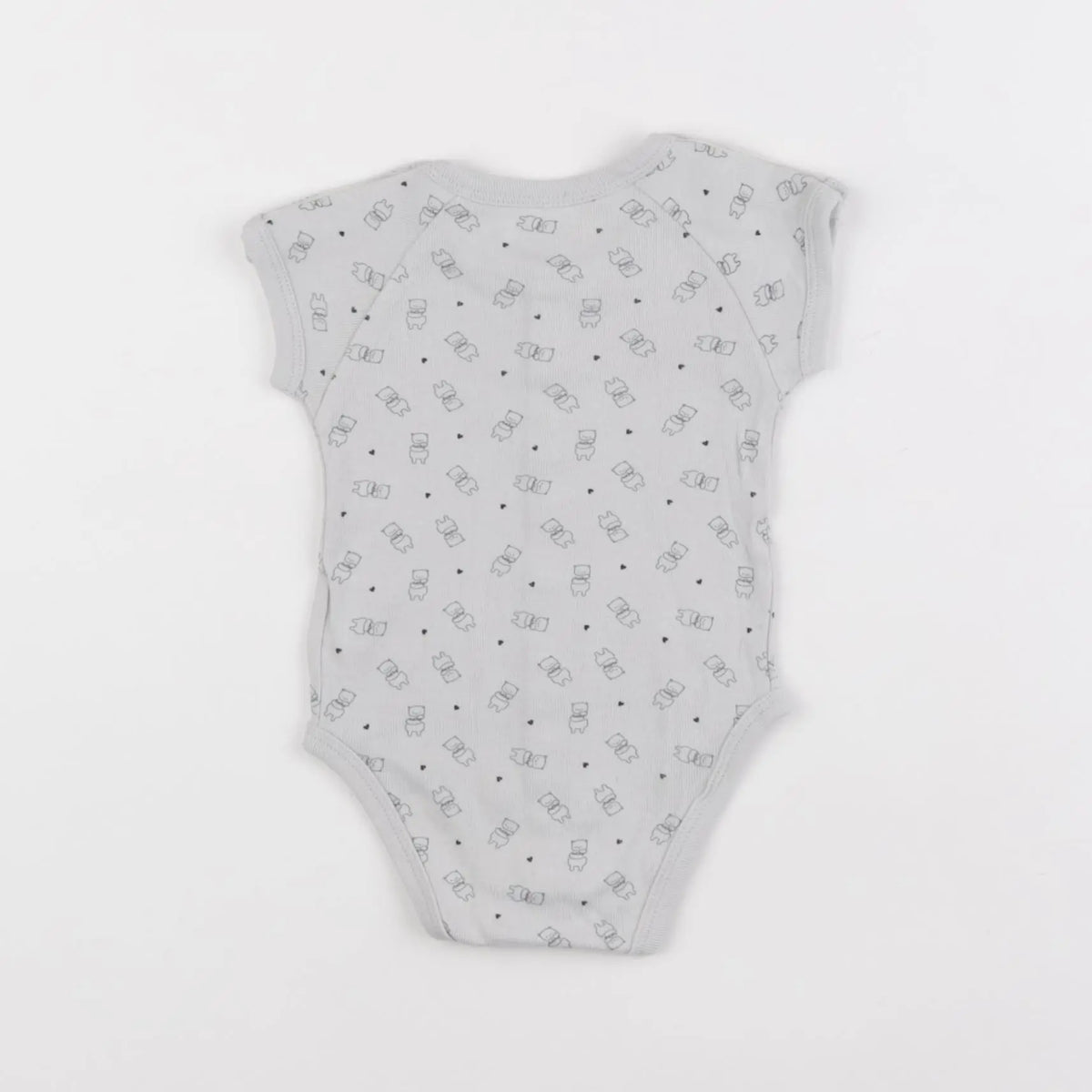 Vertbaudet - body gris - 3 mois