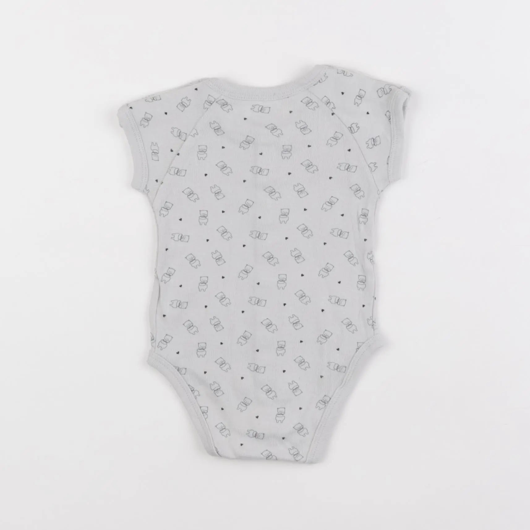 Vertbaudet - body gris - 3 mois
