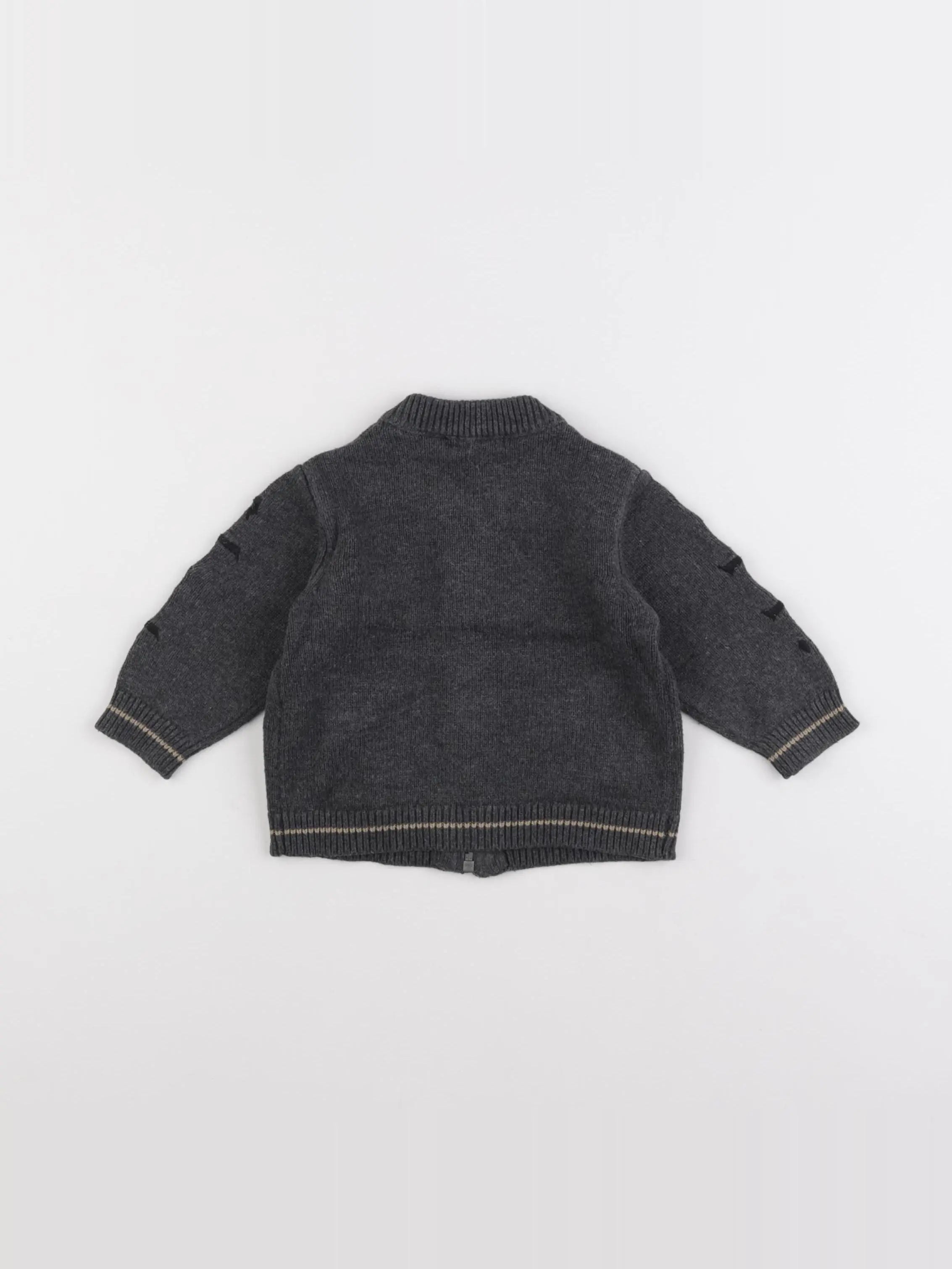 IKKS - gilet gris - 6 mois